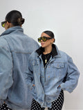 CHAQUETA OVER DENIM DOUBLE