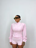 CONJUNTO PREMIUM BABY PINK VICHY