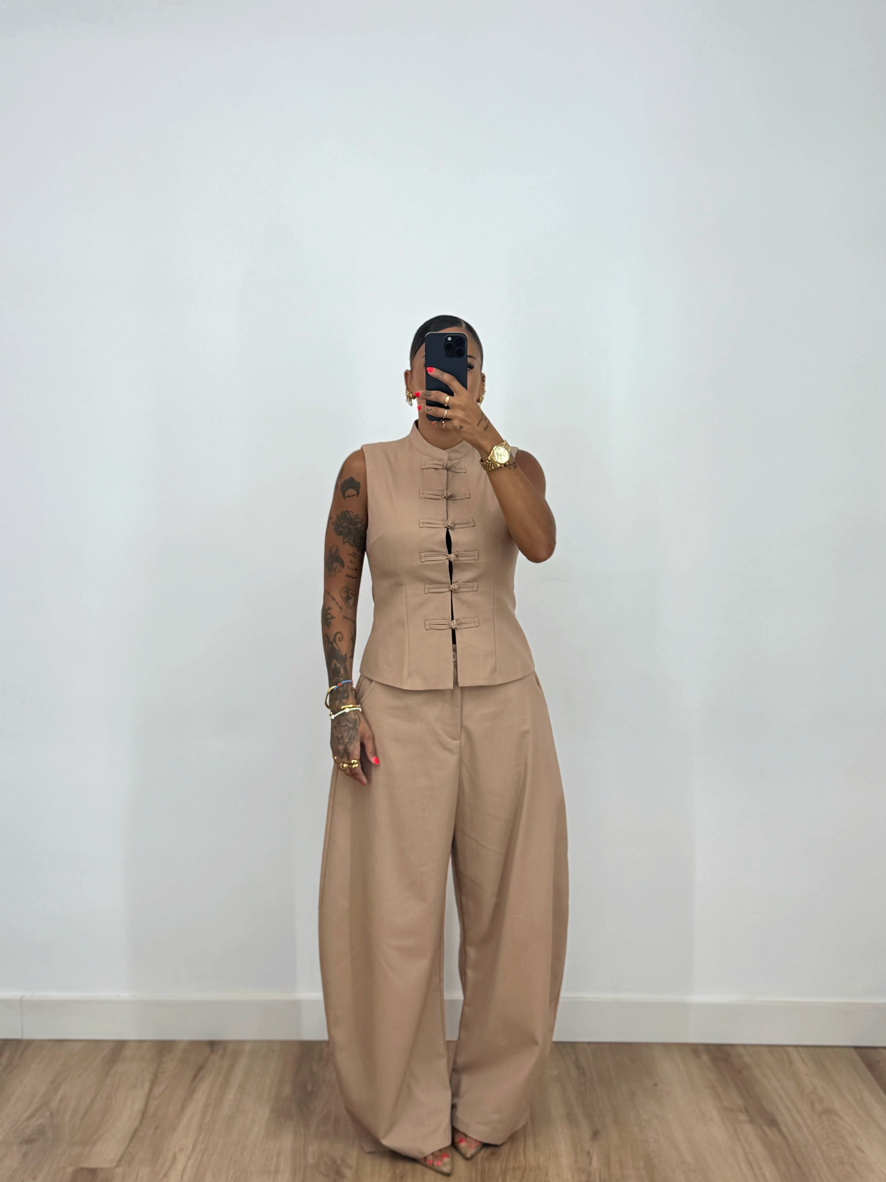 TOP PREMIUM PURO LINO TAUPE