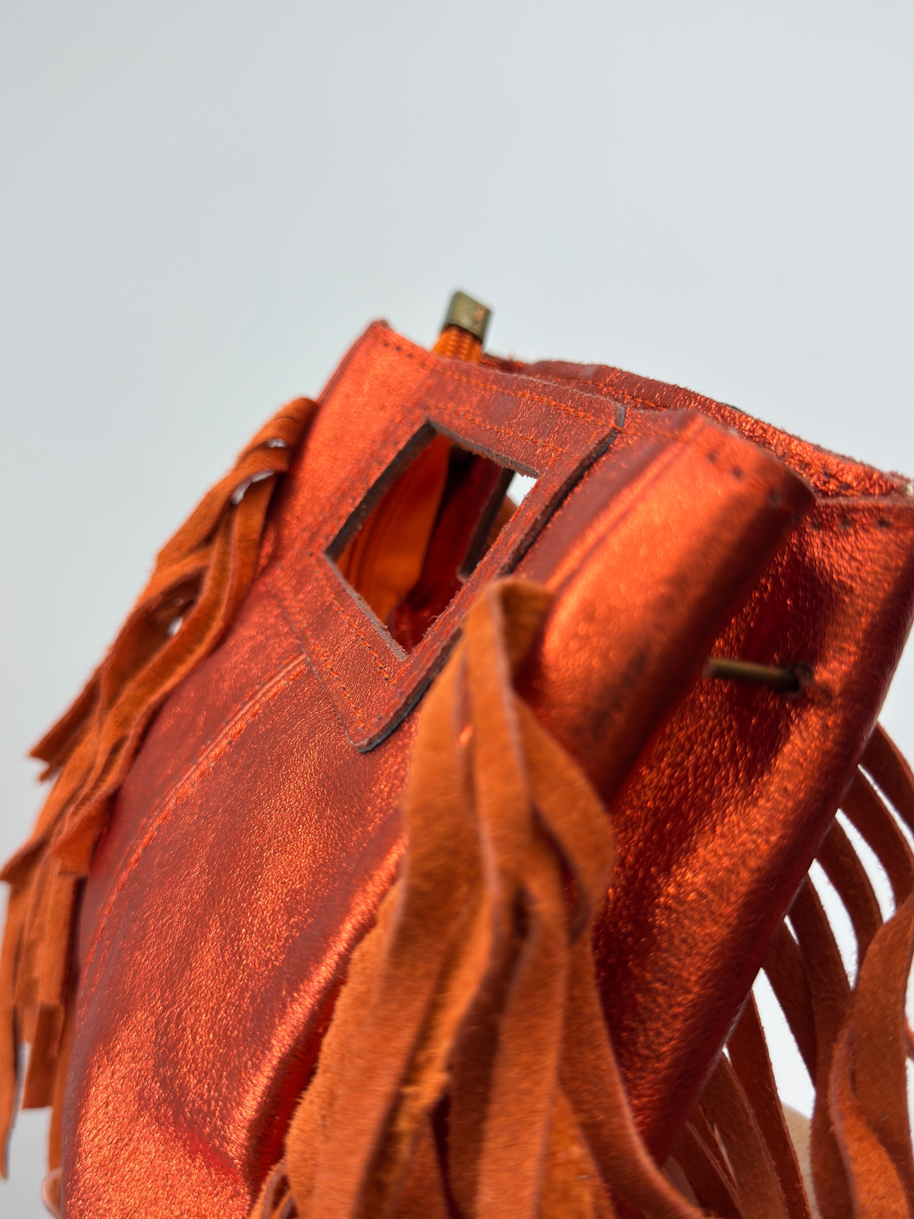 BOLSO PIEL MINI SHYNNY ORANGE