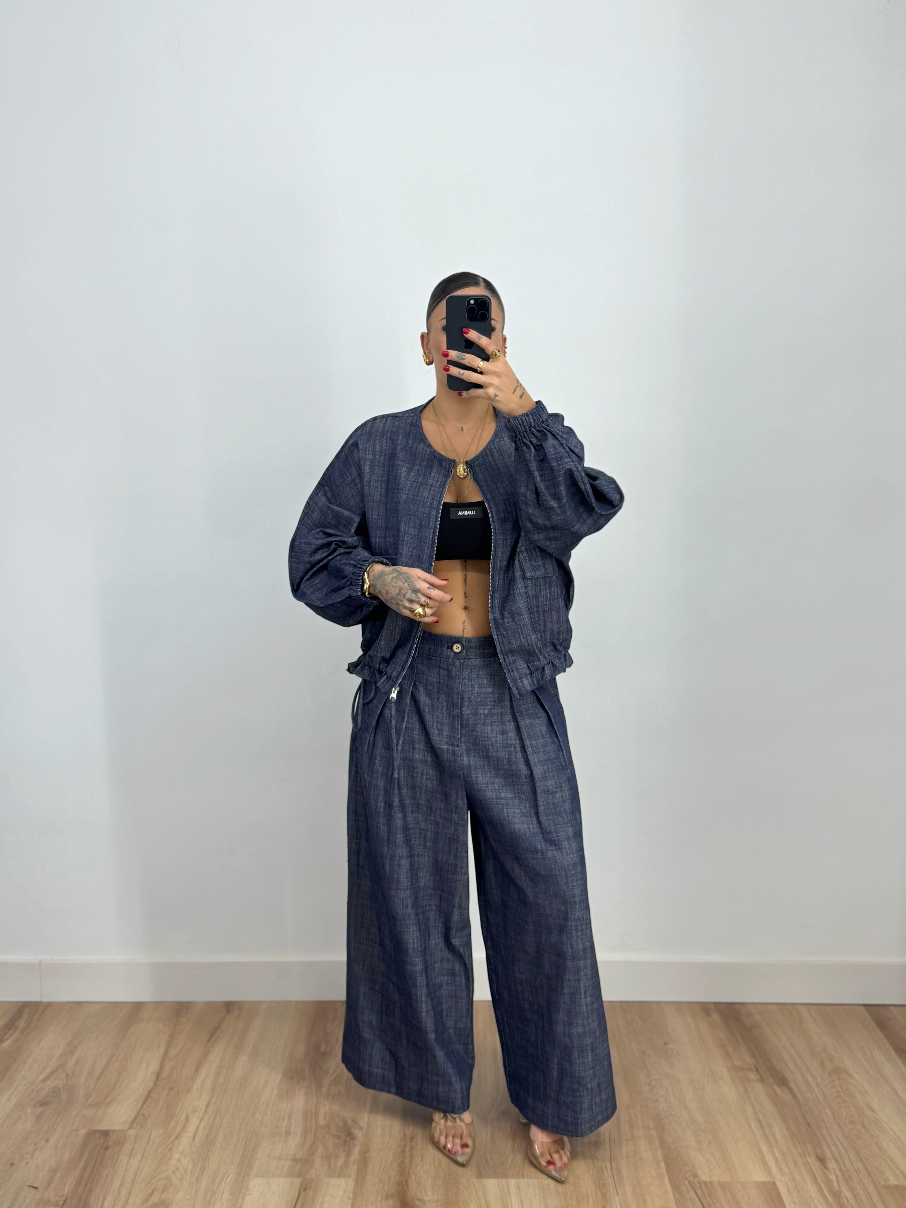 CONJUNTO DENIM PREMIUM GIOYA