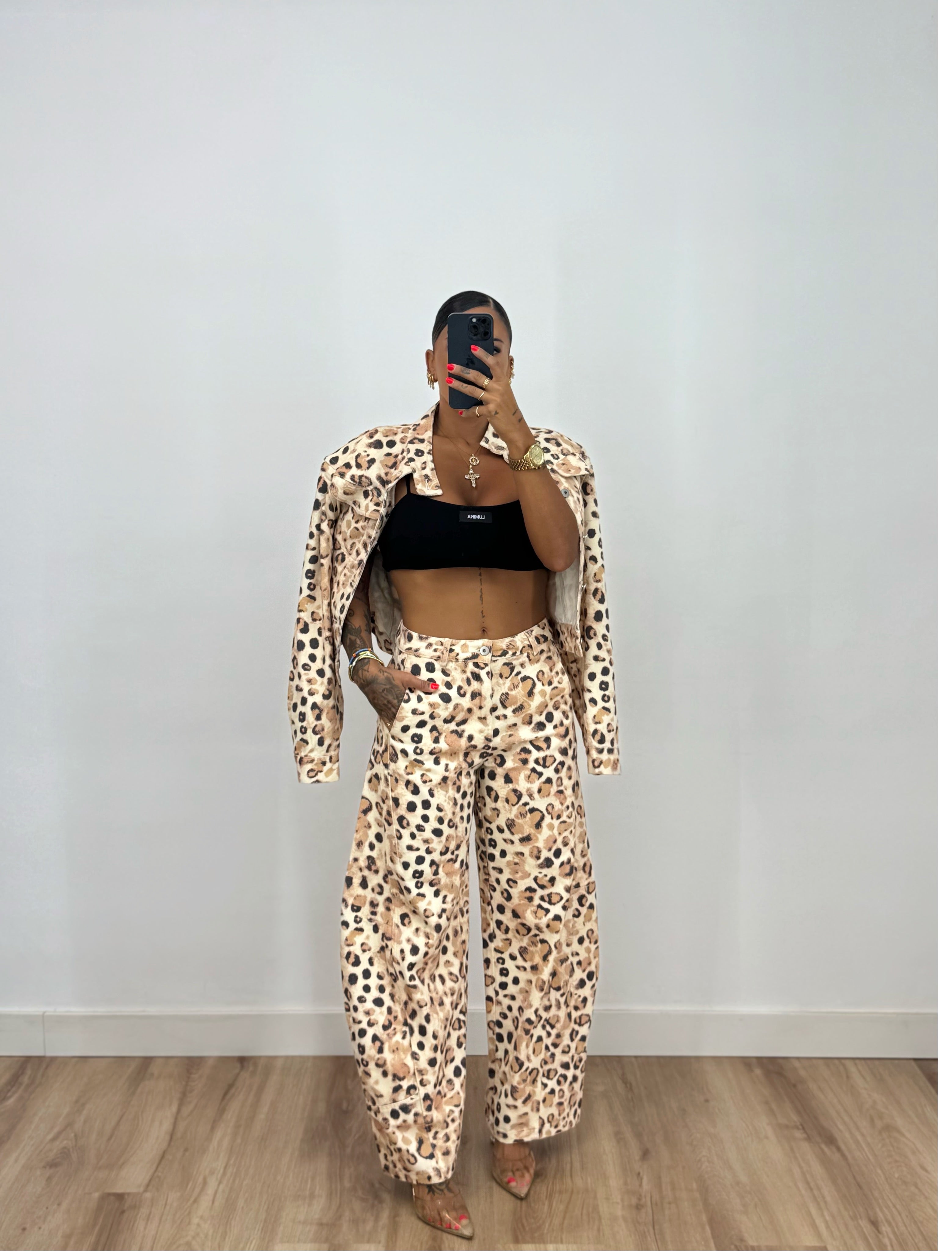 JEANS PREMIUM LEOPARD