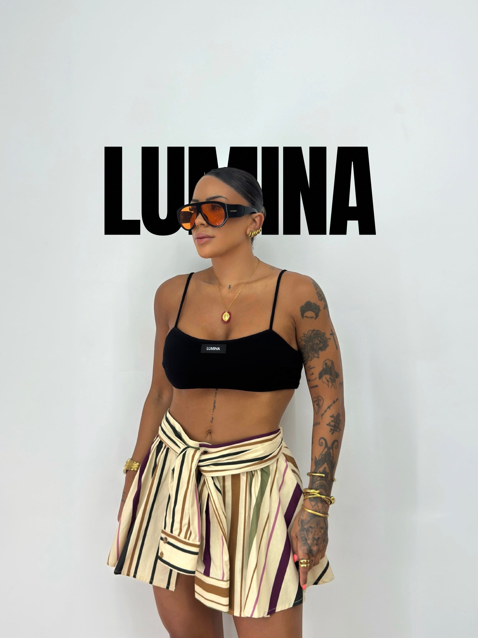 SHORT LUMINA CAMI