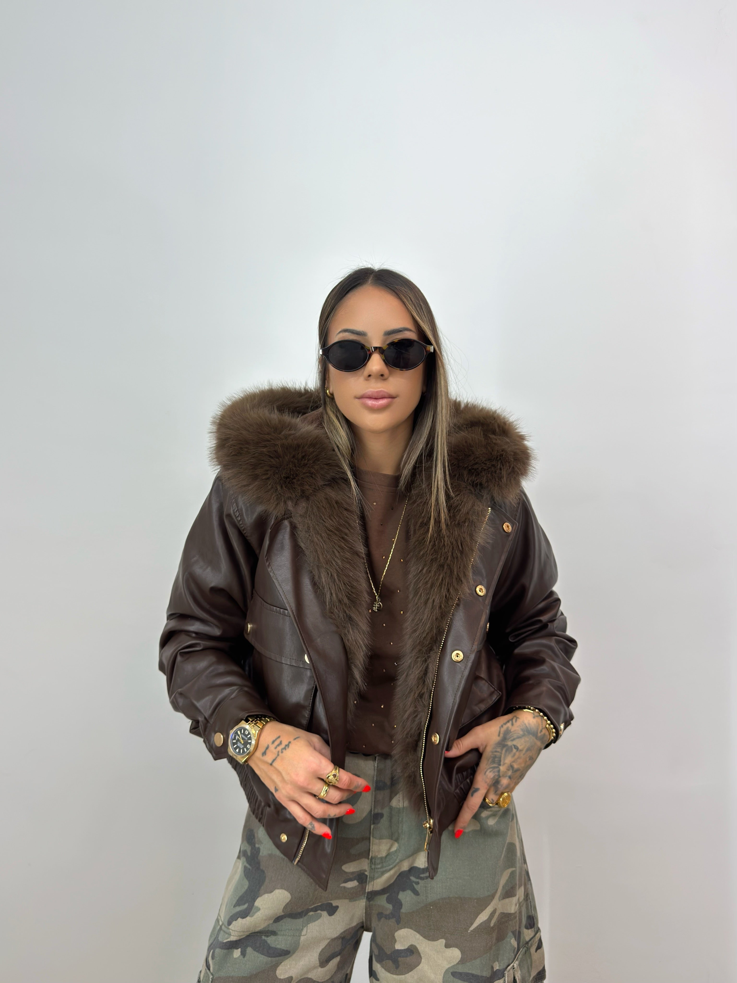 CHAQUETA PREMIUM BROWN SELL