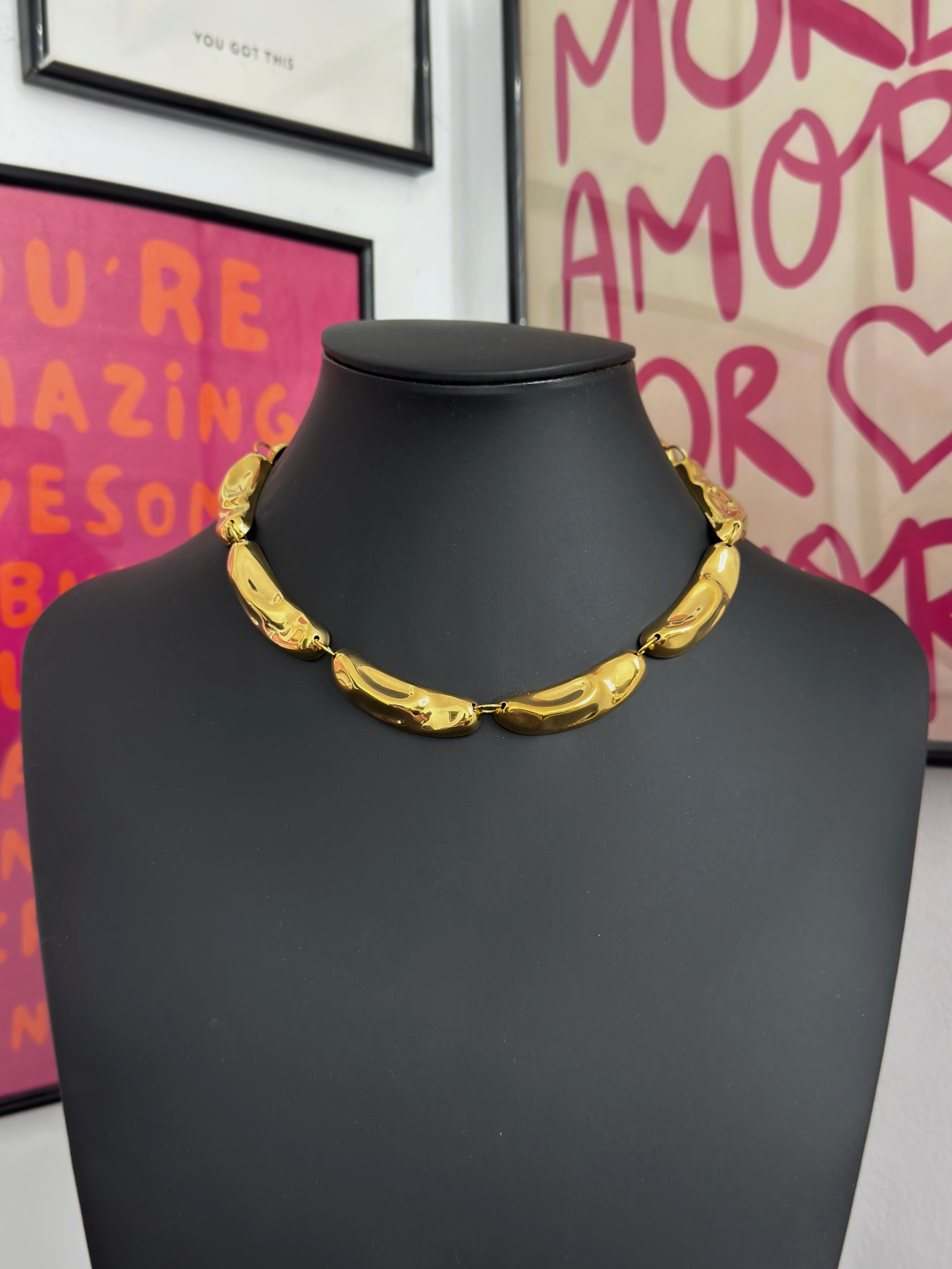 COLLAR GOLD LAMS