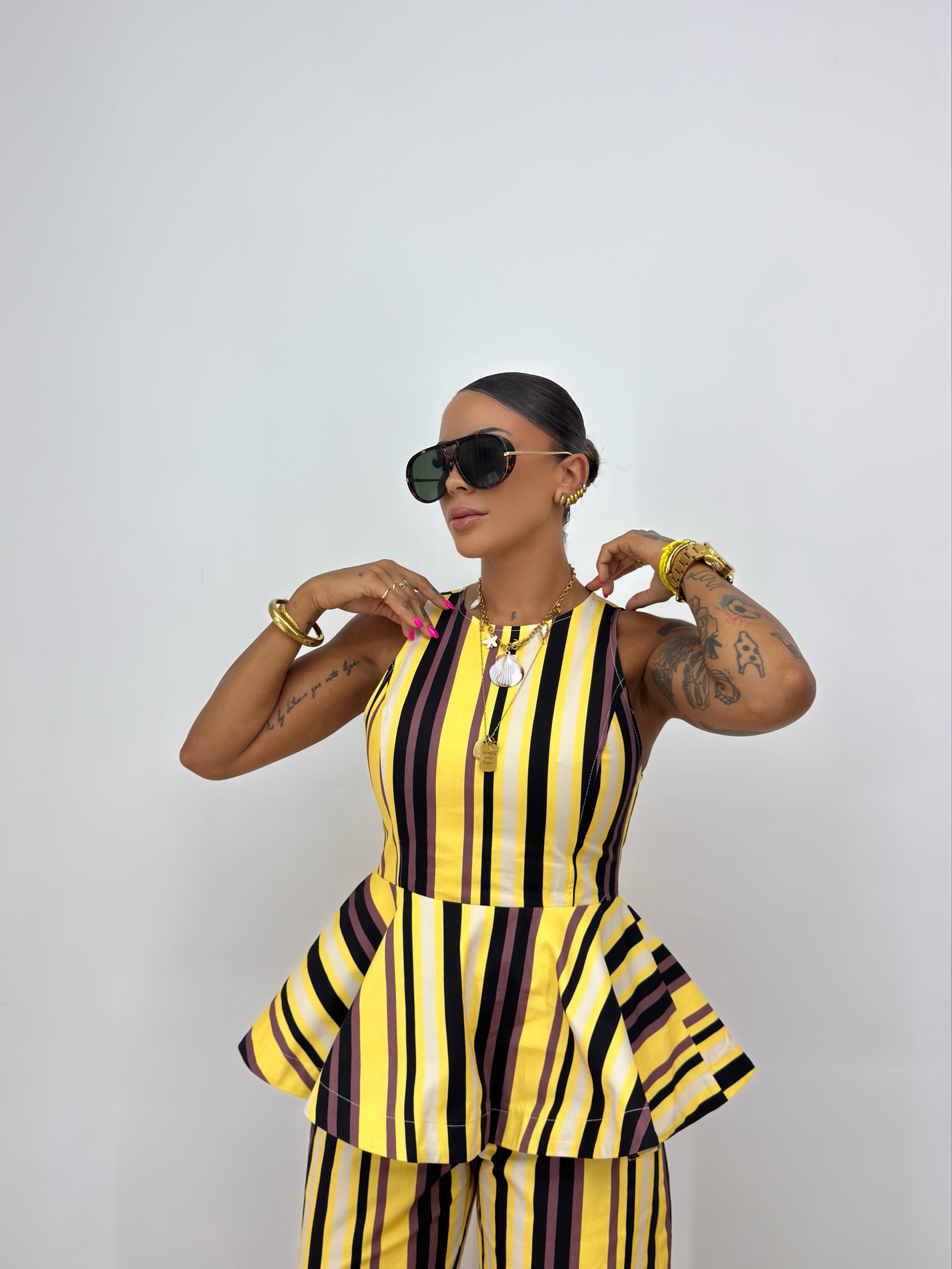 TOP PEPLUM LUMINA