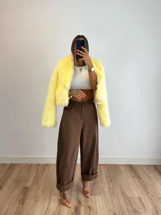 JEANS BALLOON BROWN
