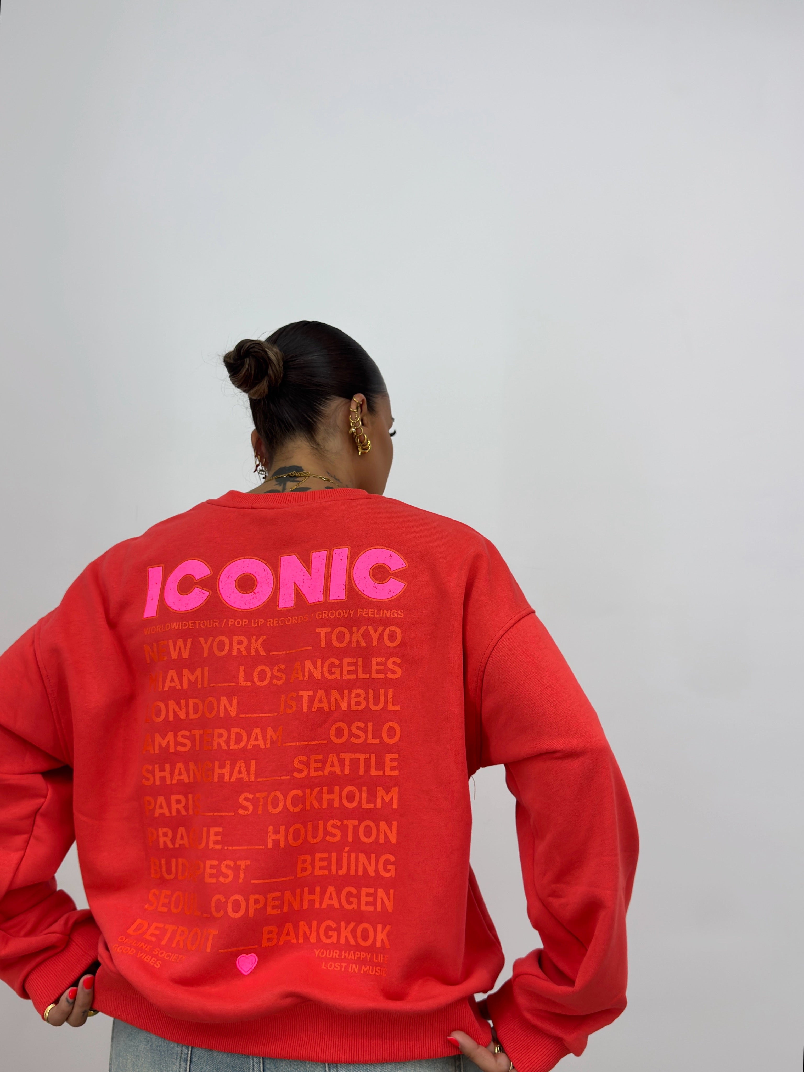 SUDADERA PREMIUM ICONIC RED