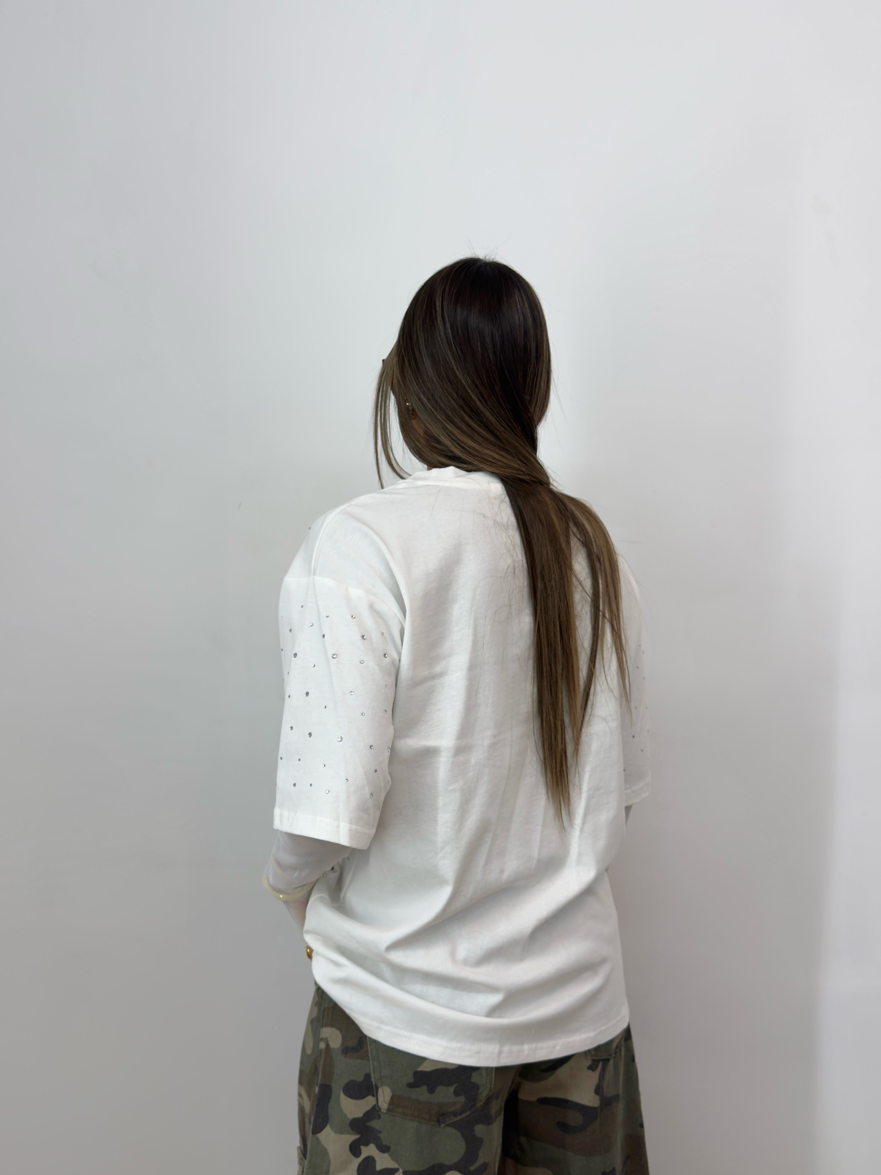 CAMISETA OVER PREMIUM SHINNY WHITE