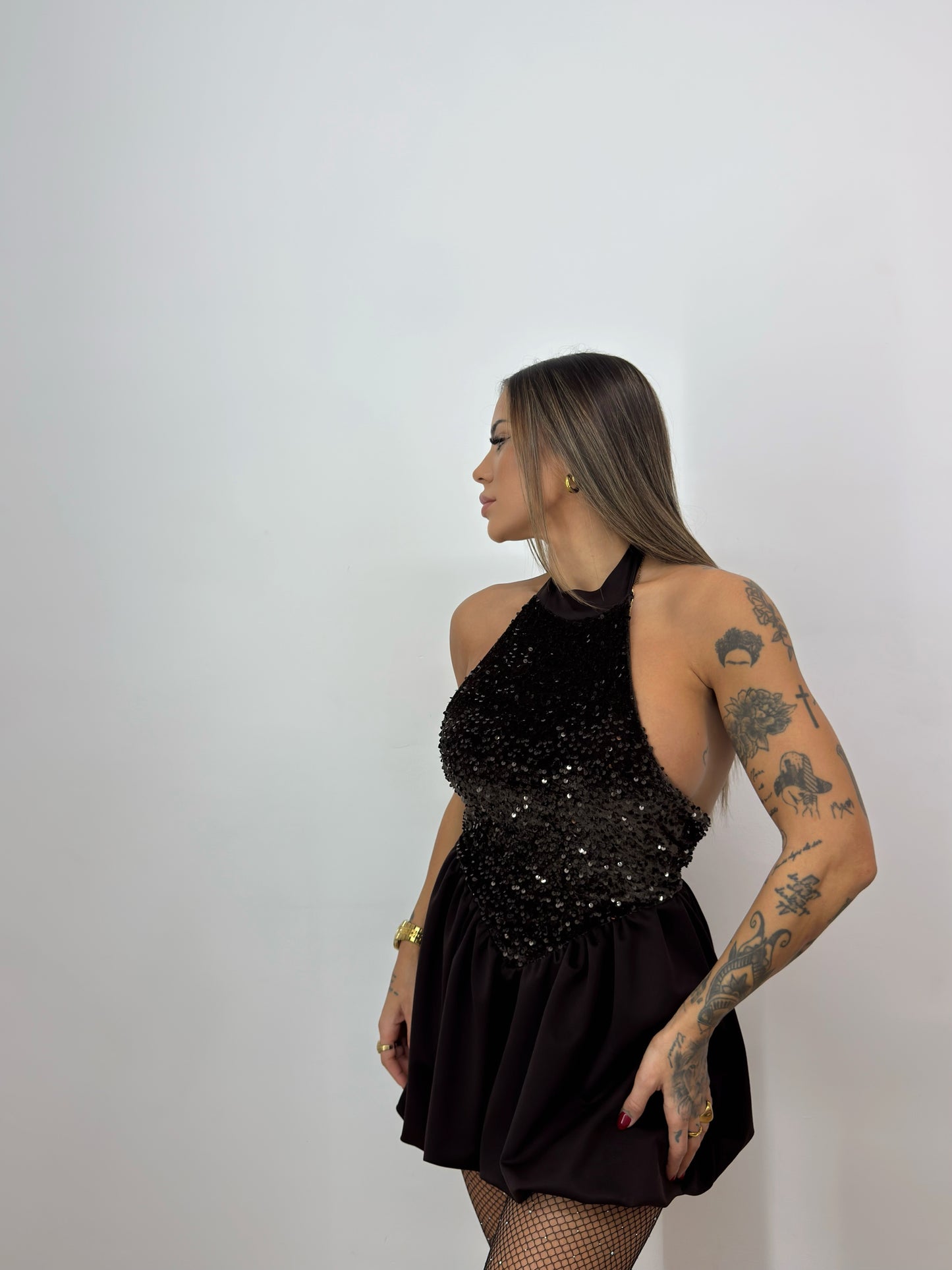 VESTIDO ARLETH CHOCO