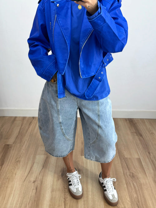 BERMUDA DENIM BALLOON BABY BLUE