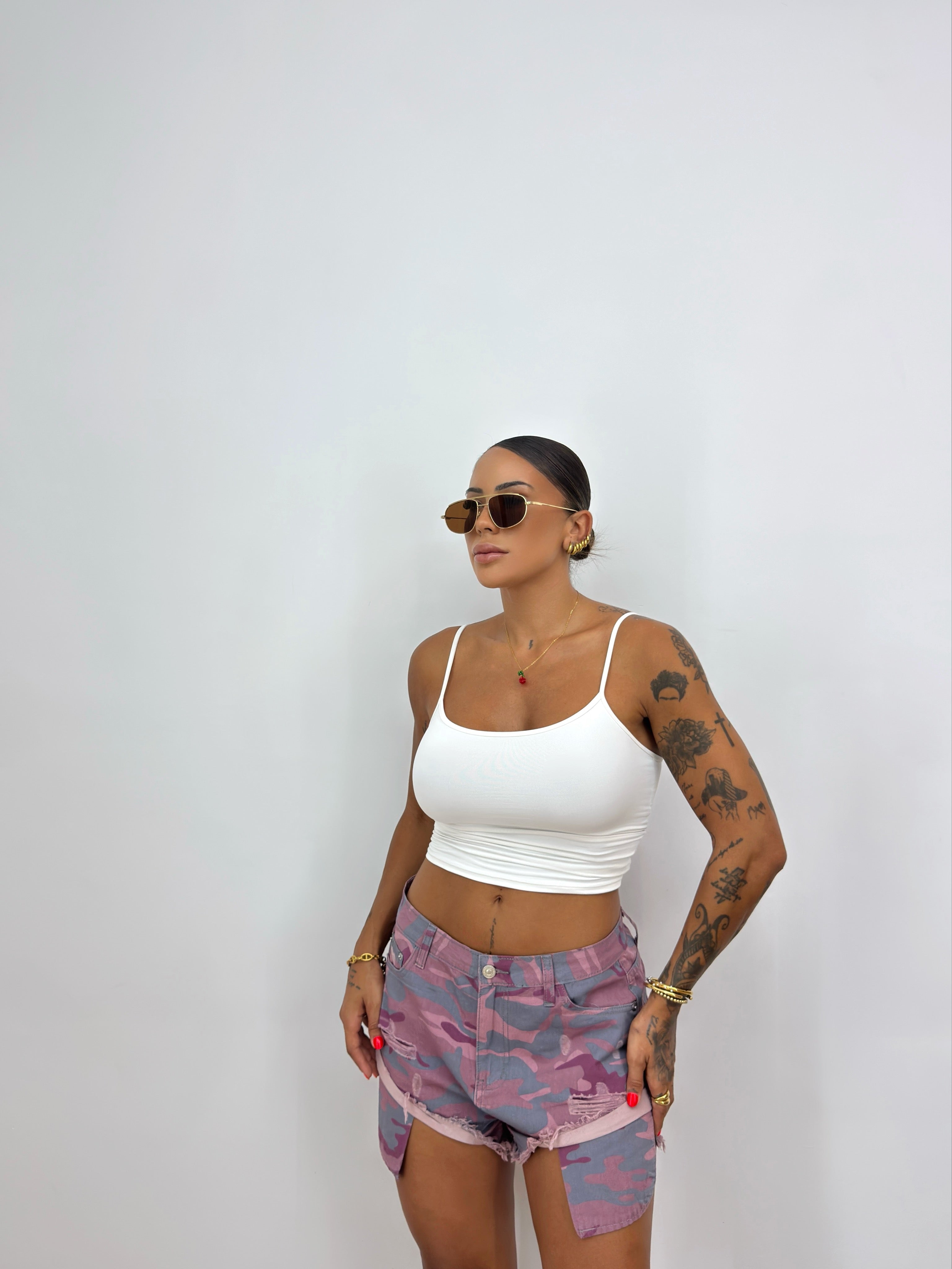 SHORT PREMIUM PINK CAMO