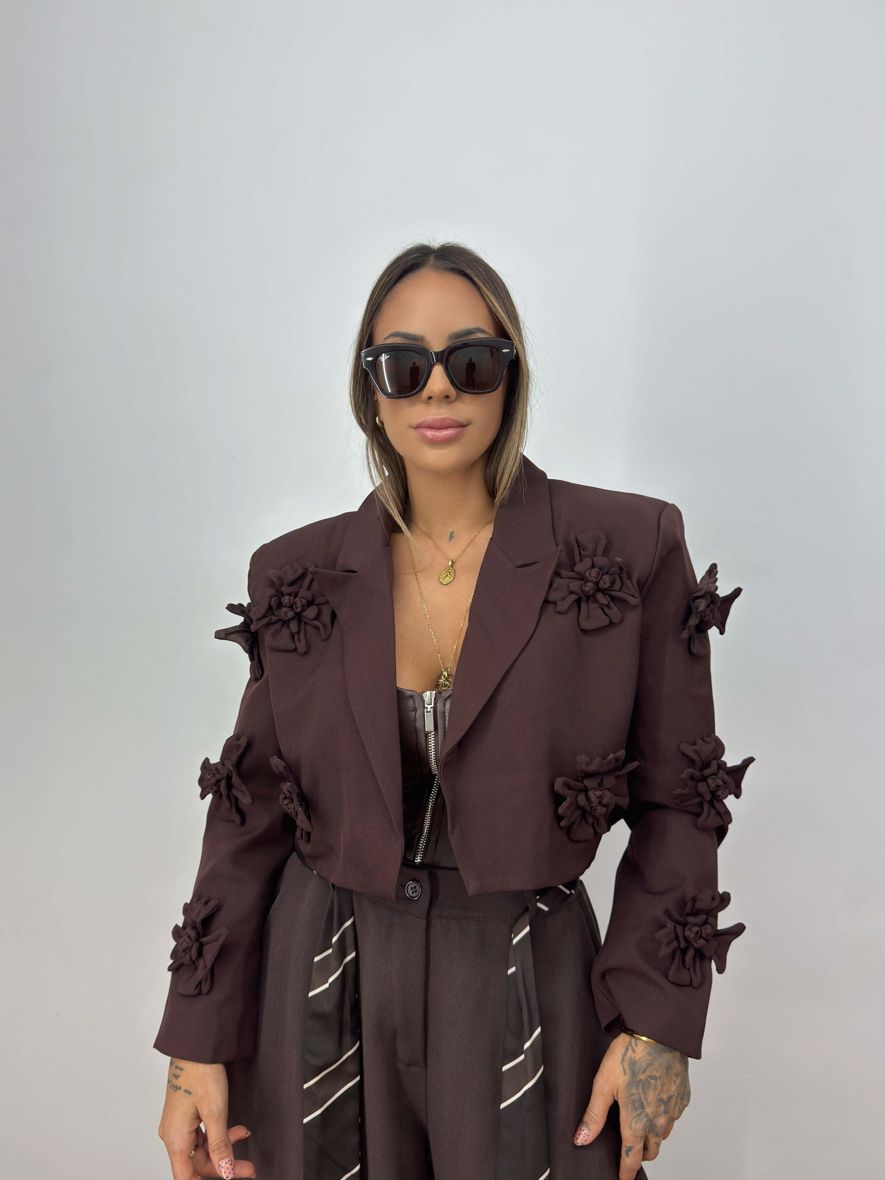 BLAZER CROPPED PREMIUM ROUS