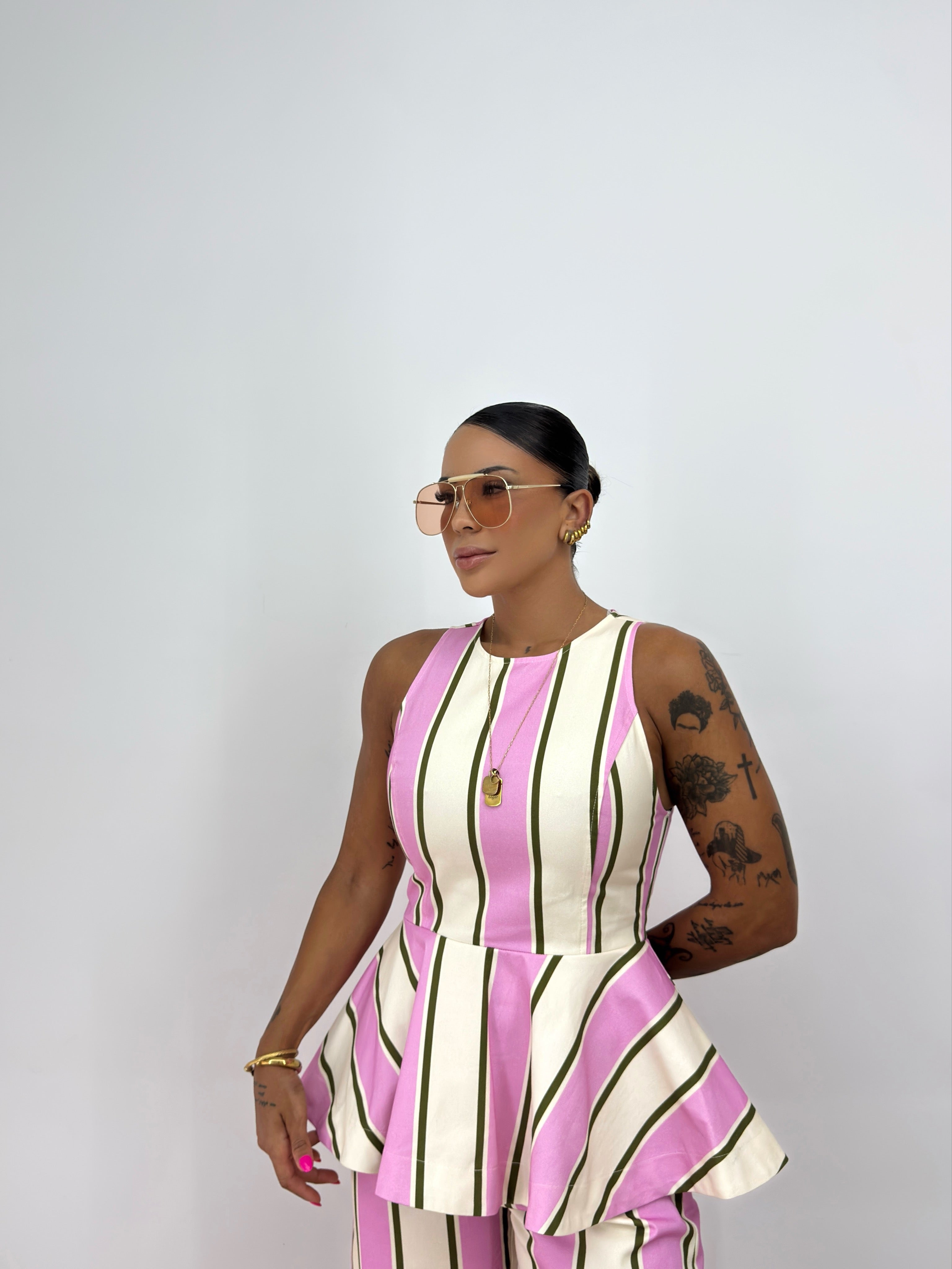 TOP PEPLUM LUMINA