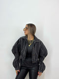 CHAQUETA DENIM CROPPED SAMMAR