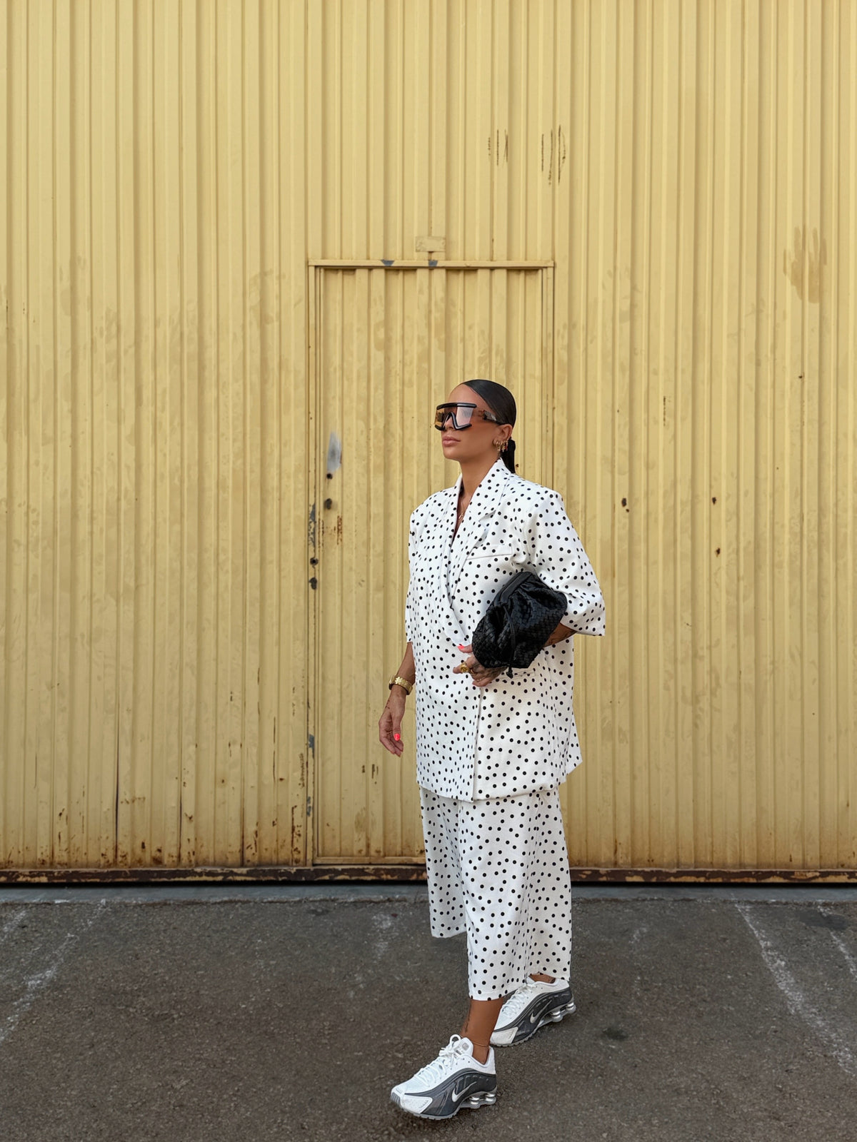 BLAZER OVER PREMIUM POLKA DOTS