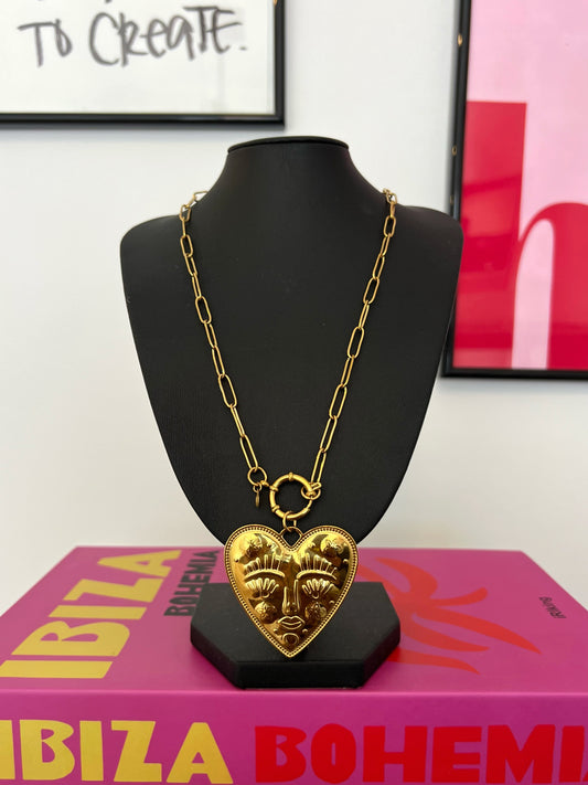 COLLAR PLAK HEART