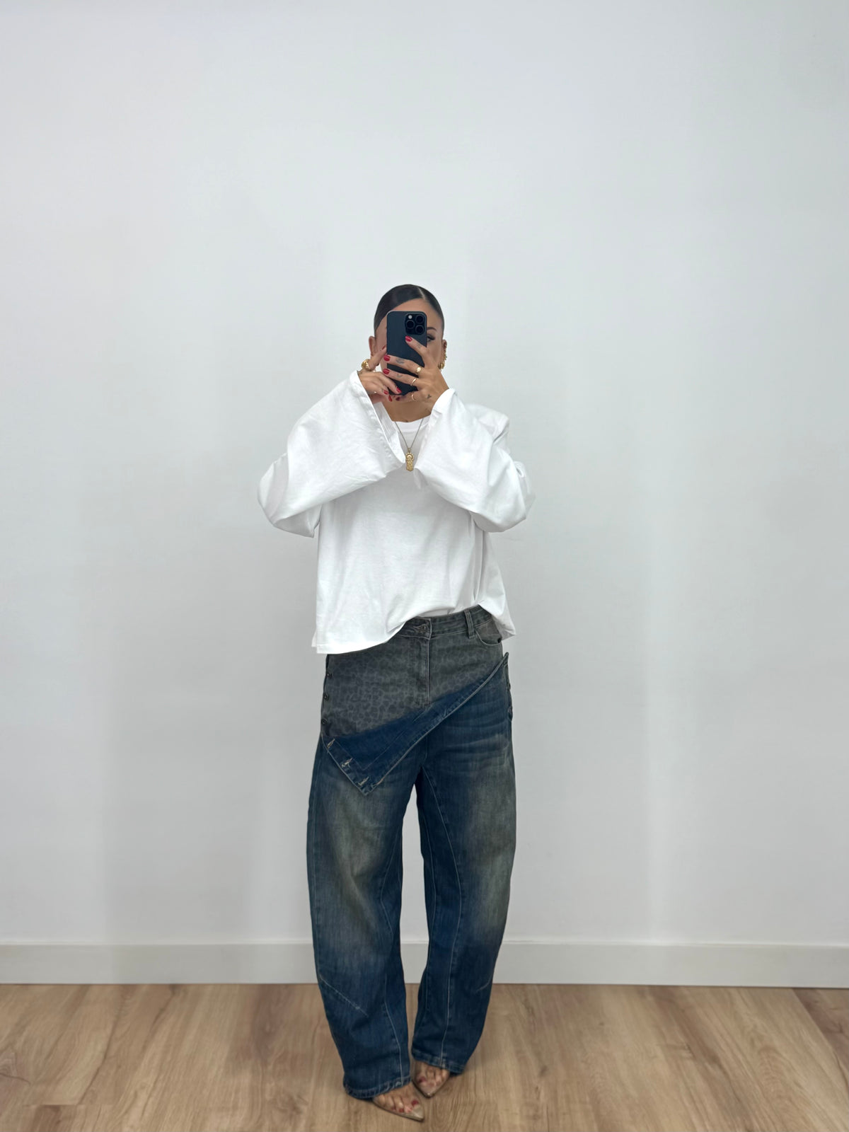JEANS WASH LEOPARD
