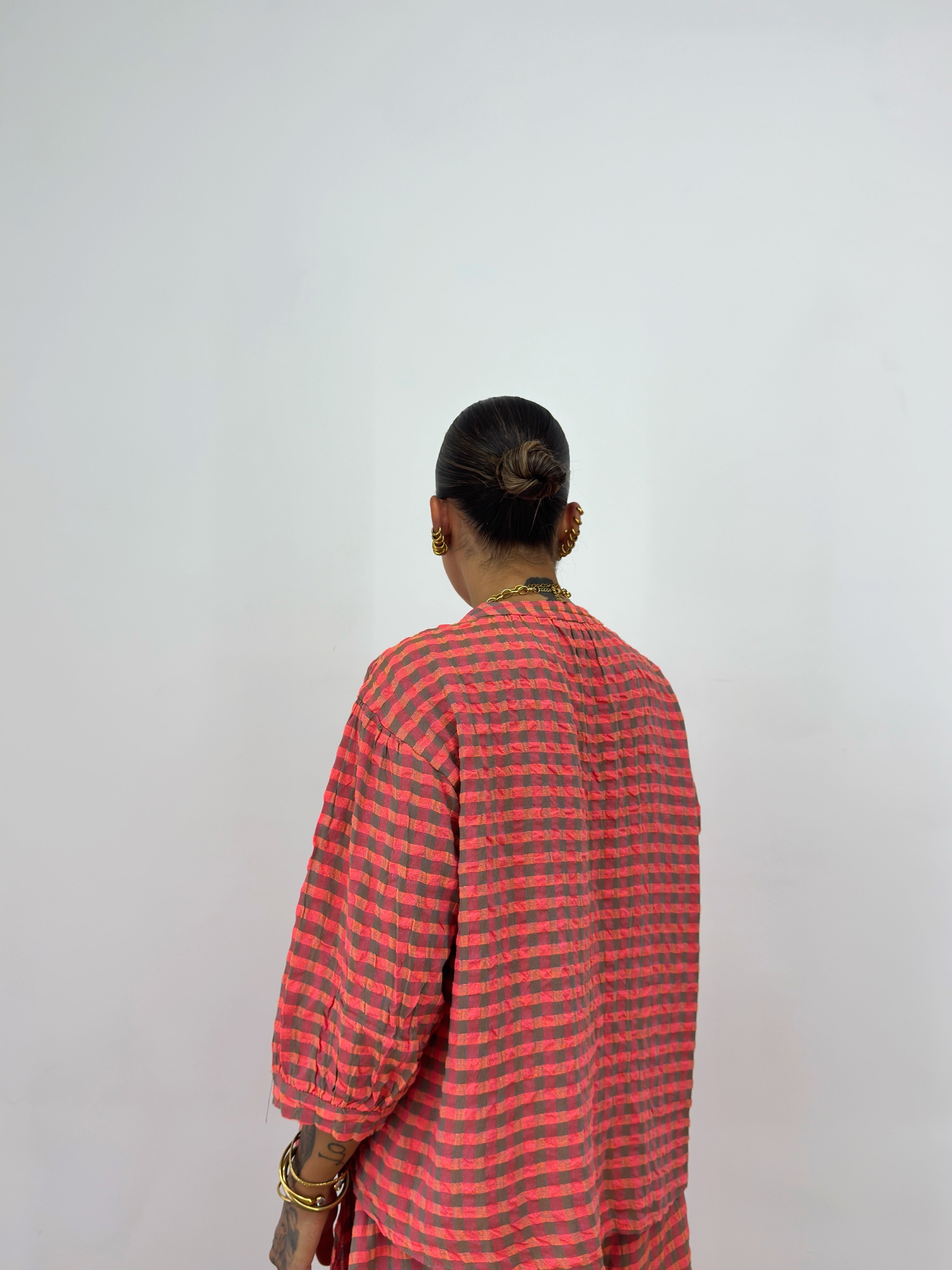 CAMISA PREMIUM VICHY FLÚOR