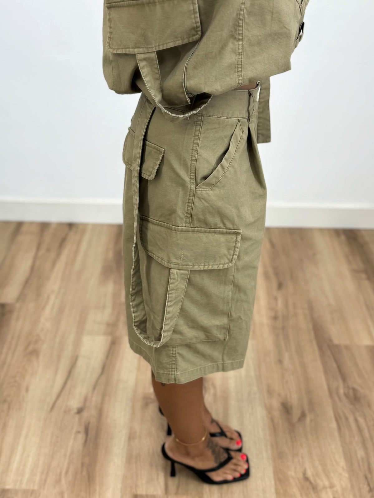 BERMUDA PREMIUM ARMY TAUPE