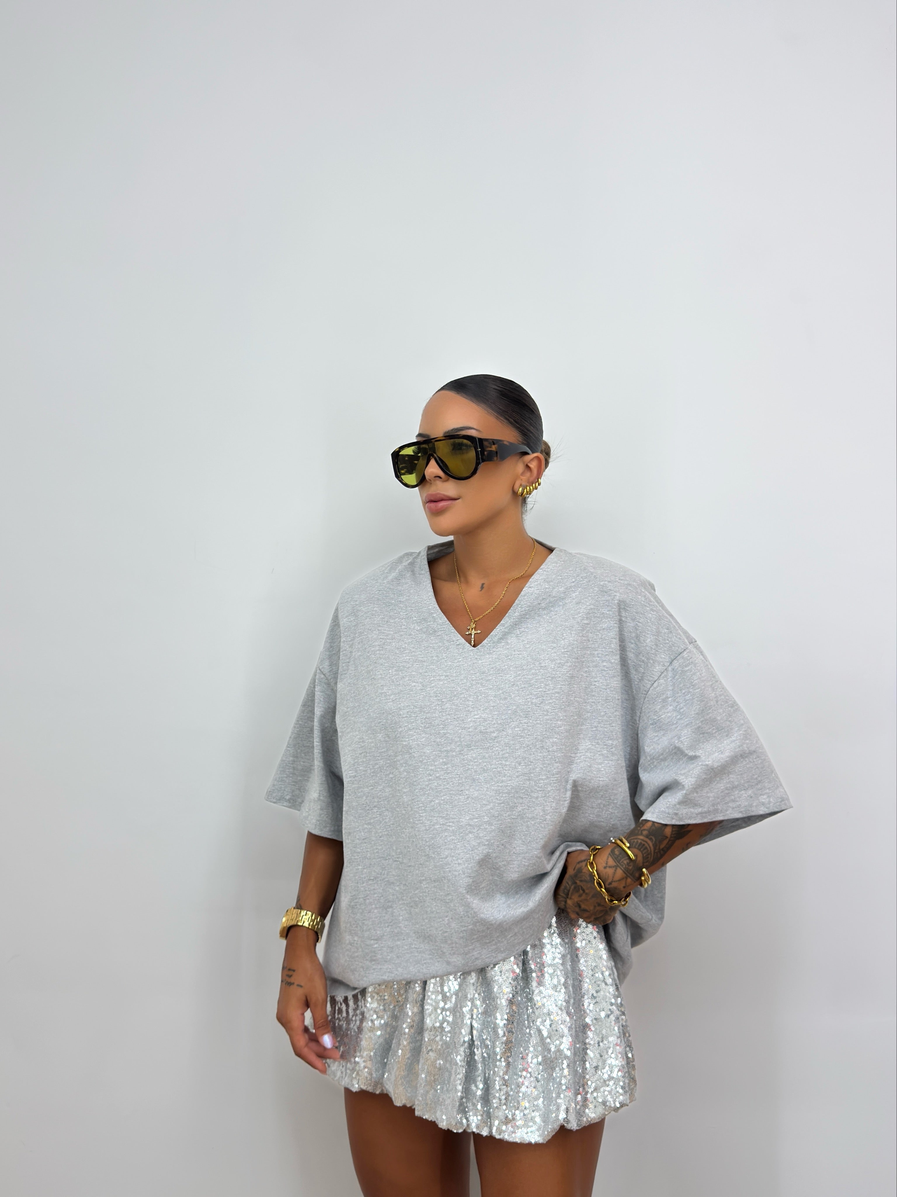CAMISETA OVER PREMIUM GREY