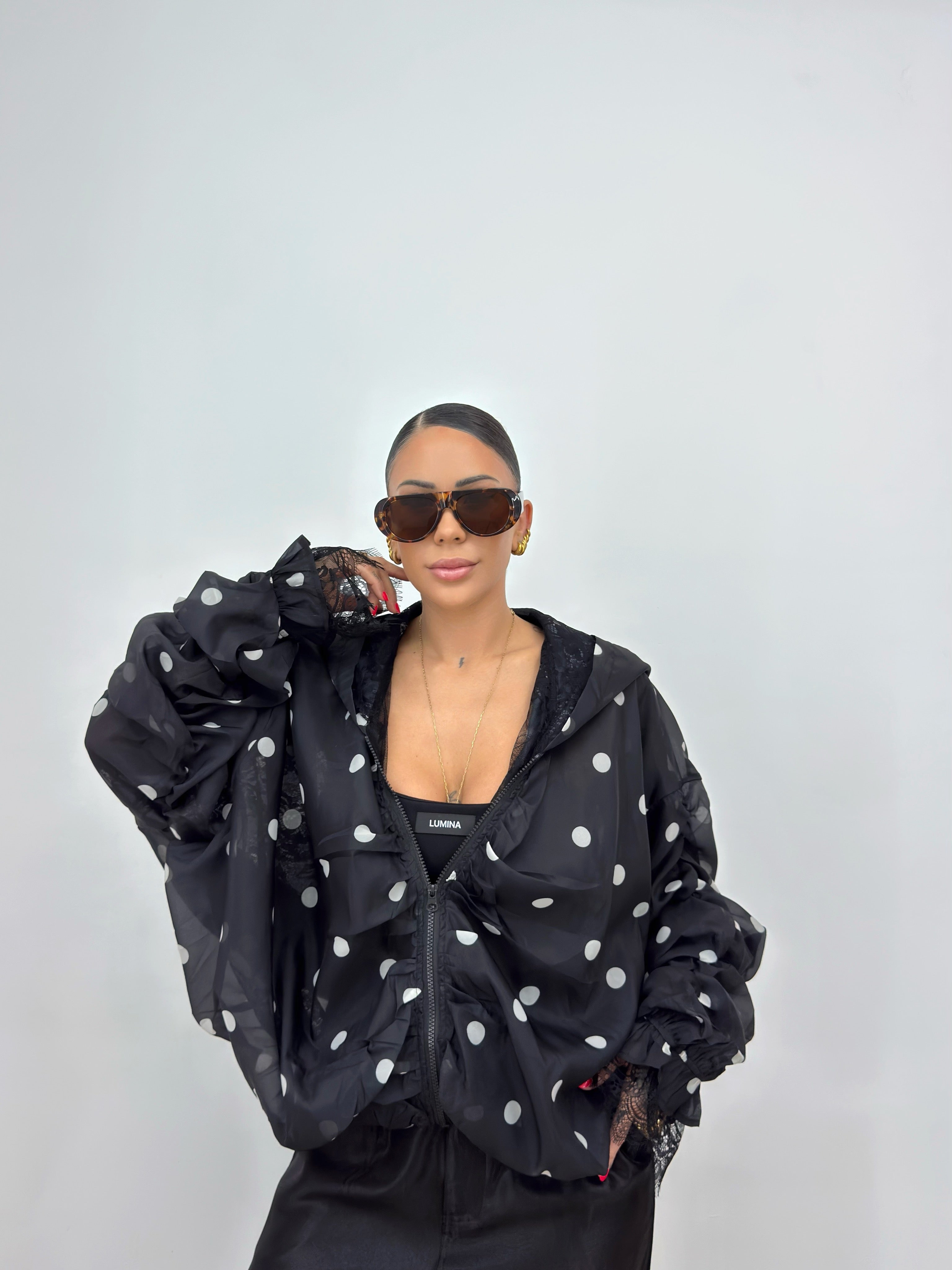 BOMBER PREMIUM BLONDA DOTS