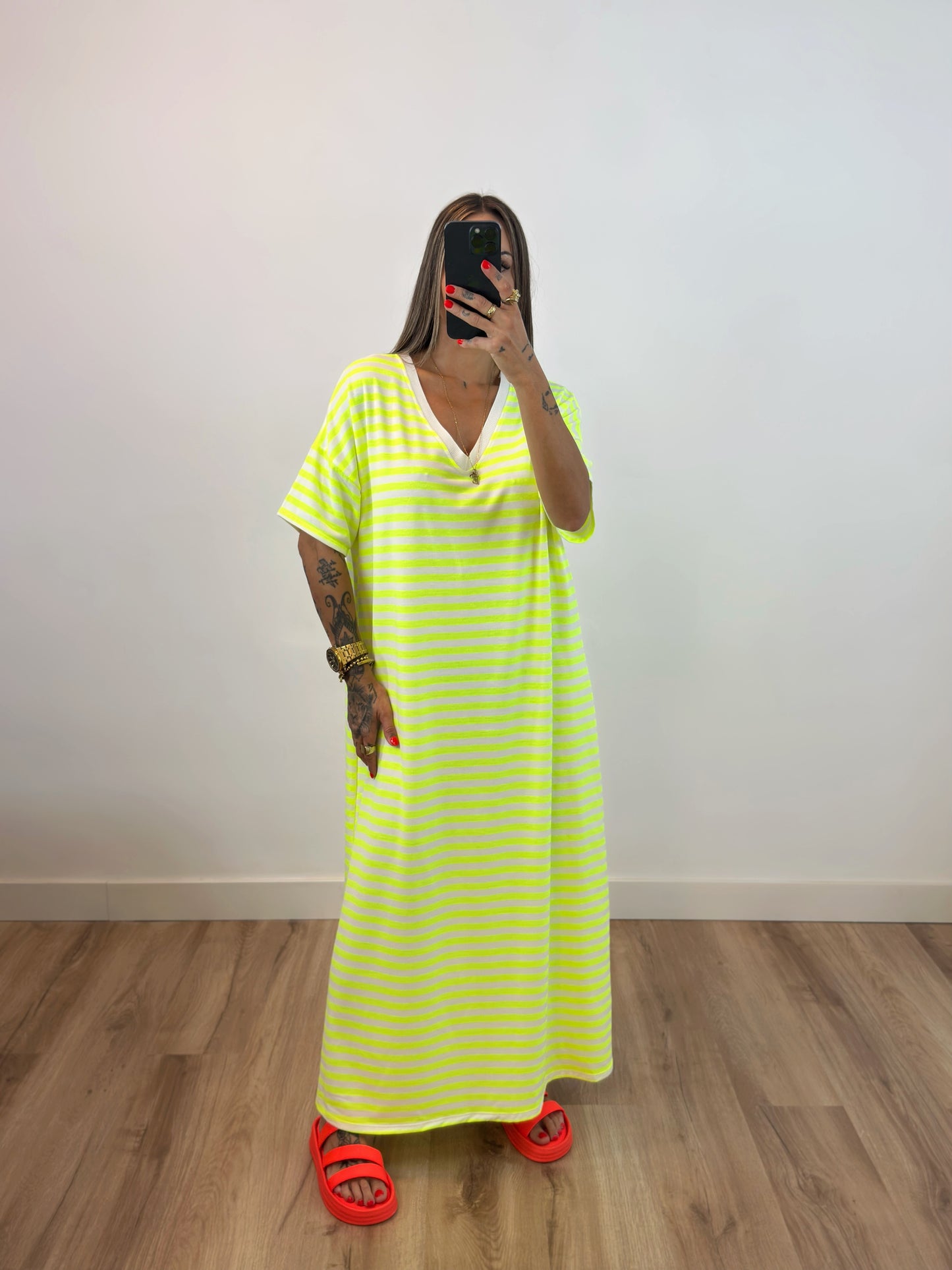 MAXI VESTIDO WALL NEÓN