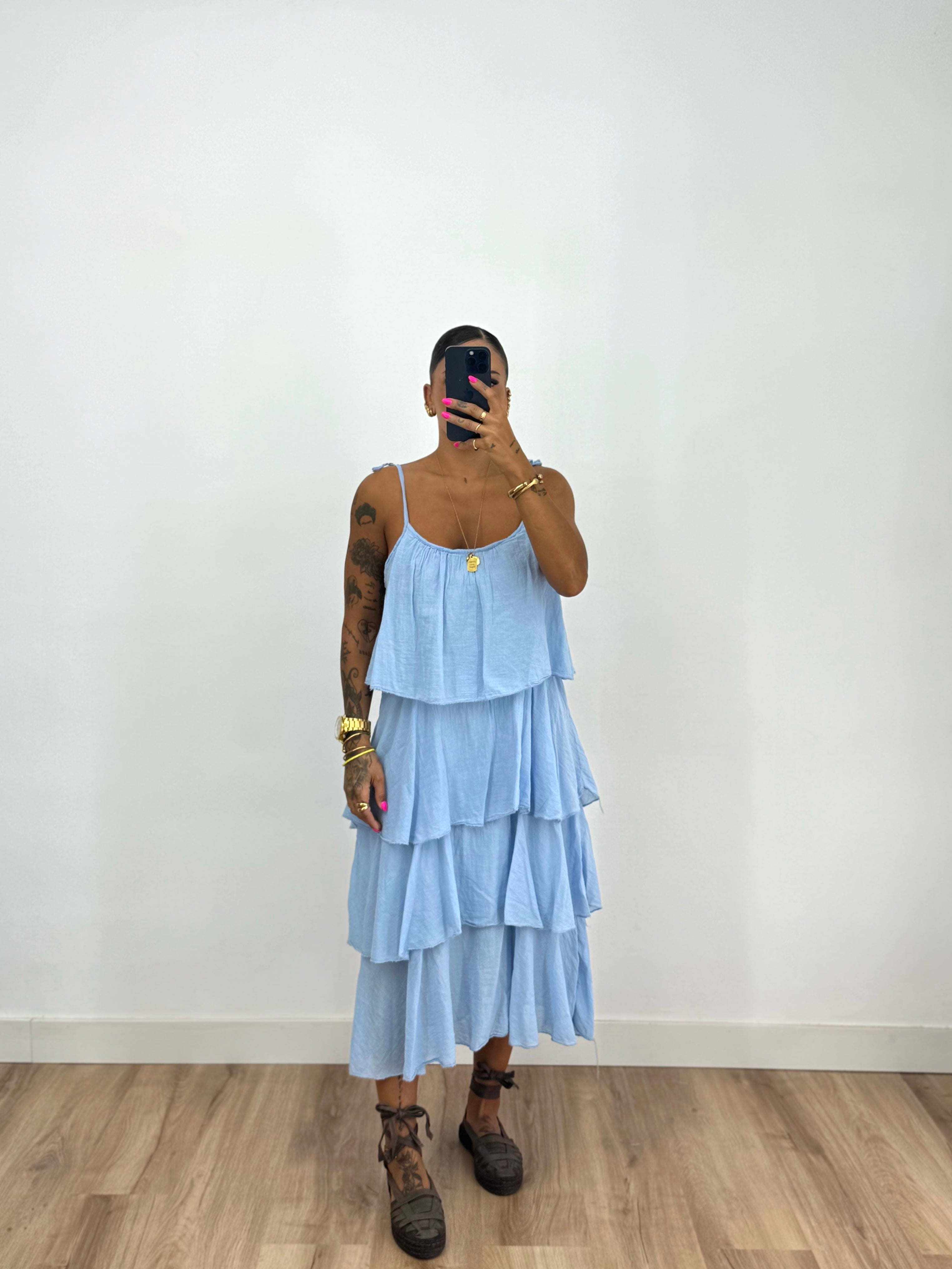 VESTIDO FORMENTERA BABY BLUE