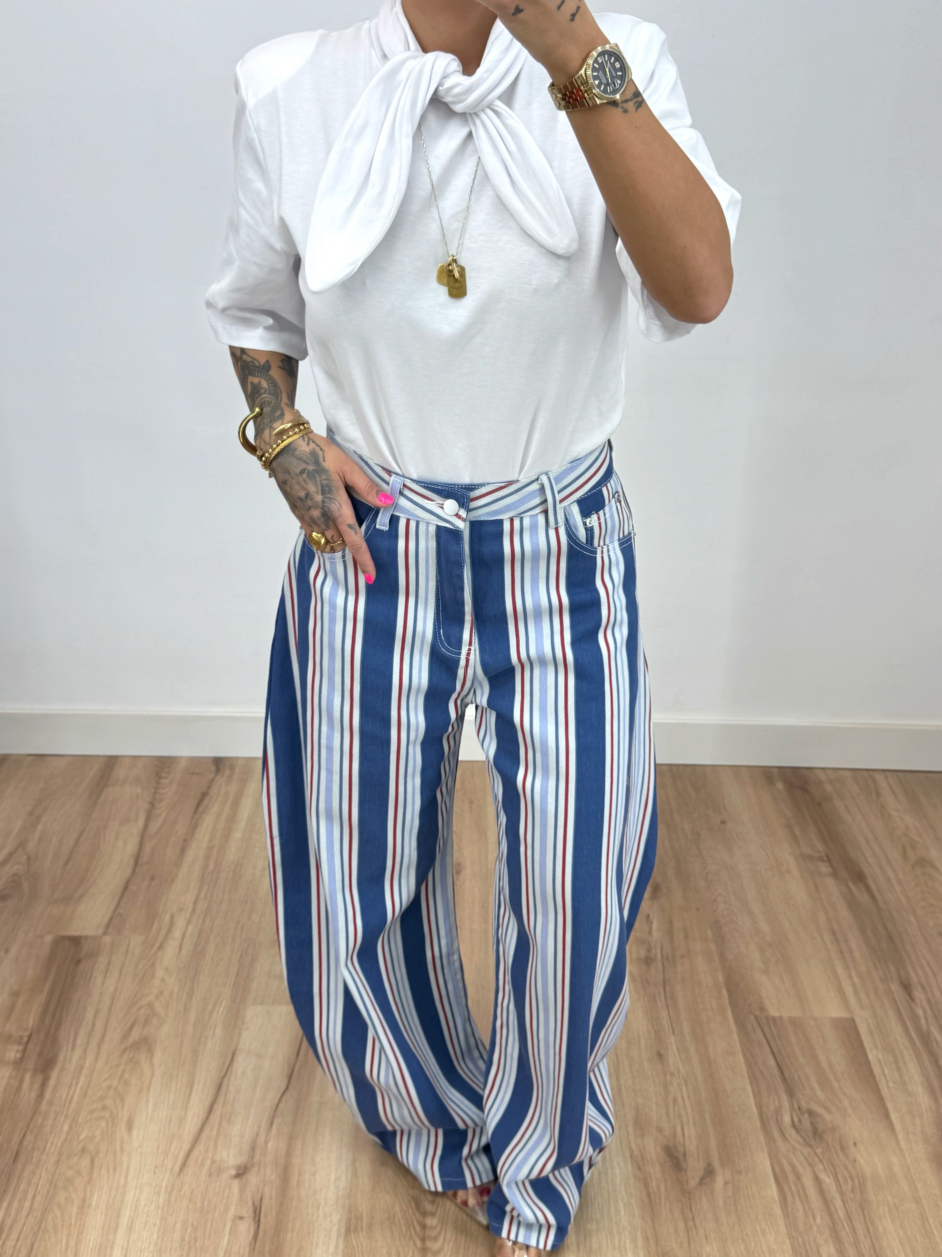 JEANS PREMIUM BALLOON BLUE SUMMER