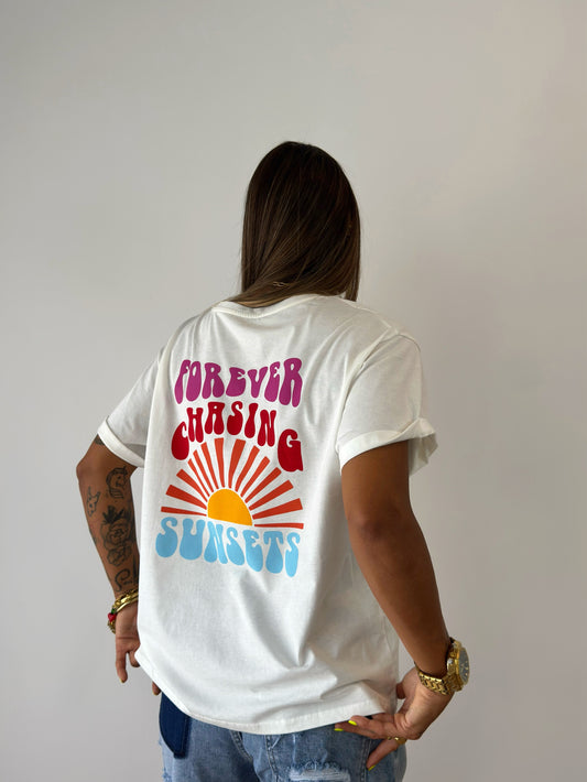 CAMISETA OVER SUNSETS