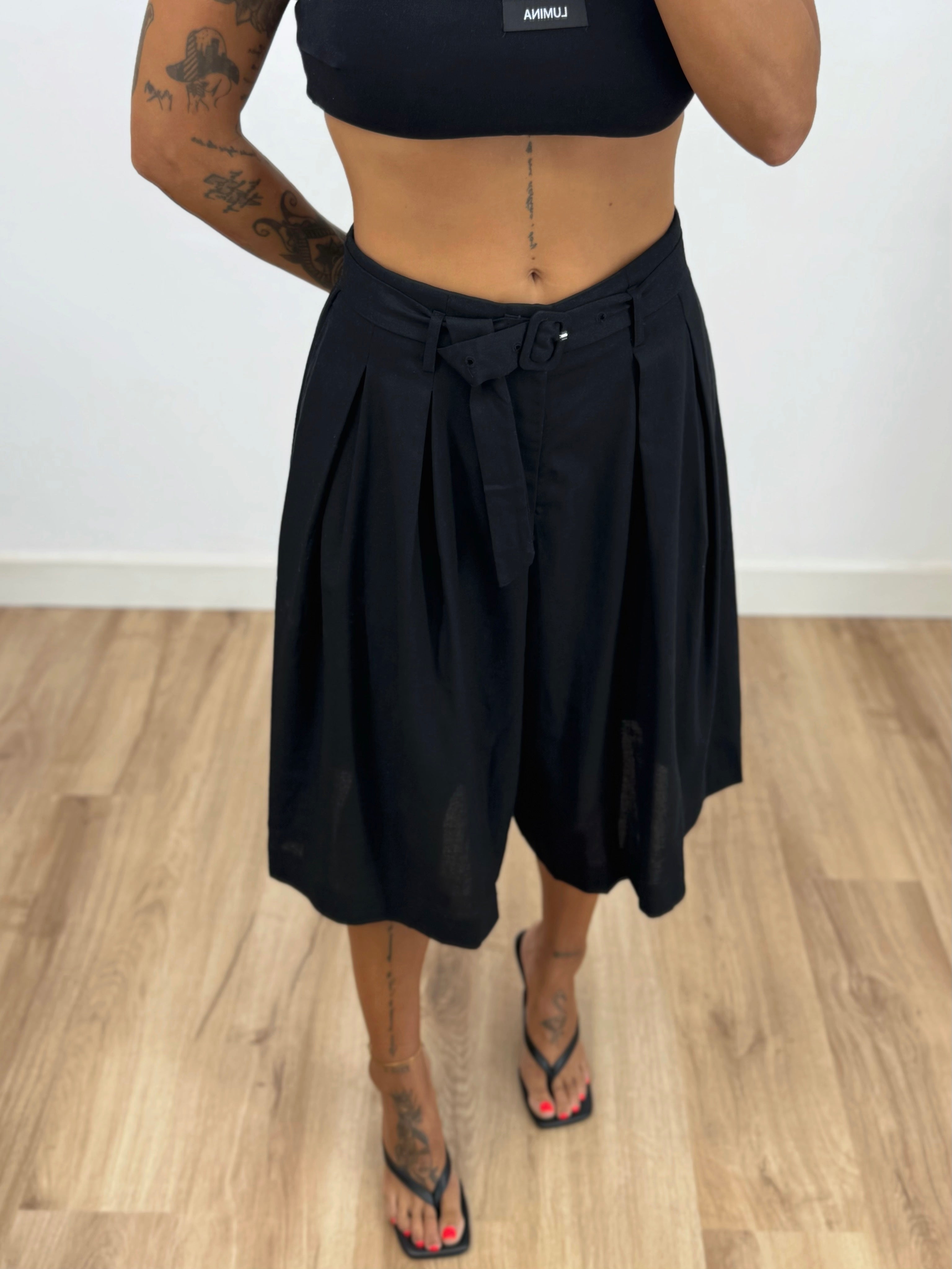 BERMUDA BLACK LINEN