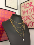 COLLAR MULTI PEARL