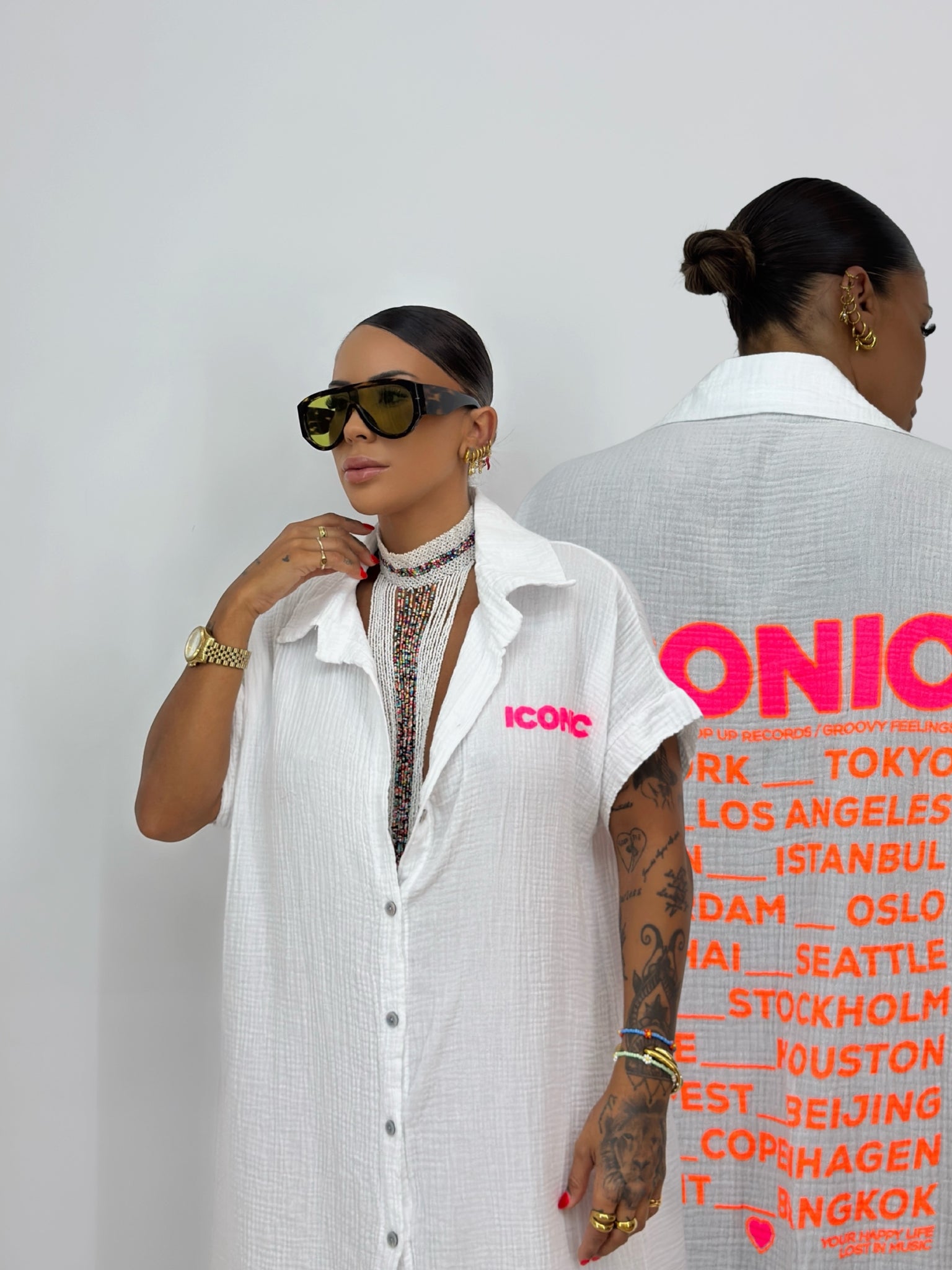 VESTIDO OVER PREMIUM ICONIC BLANK