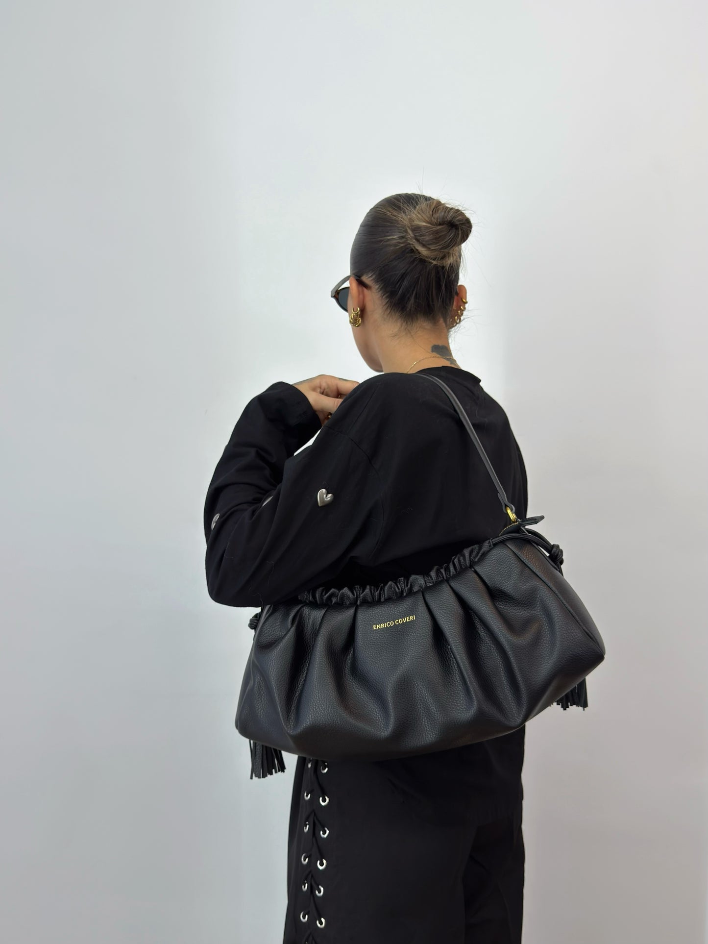 BOLSO ENRICO COVERI BLACK