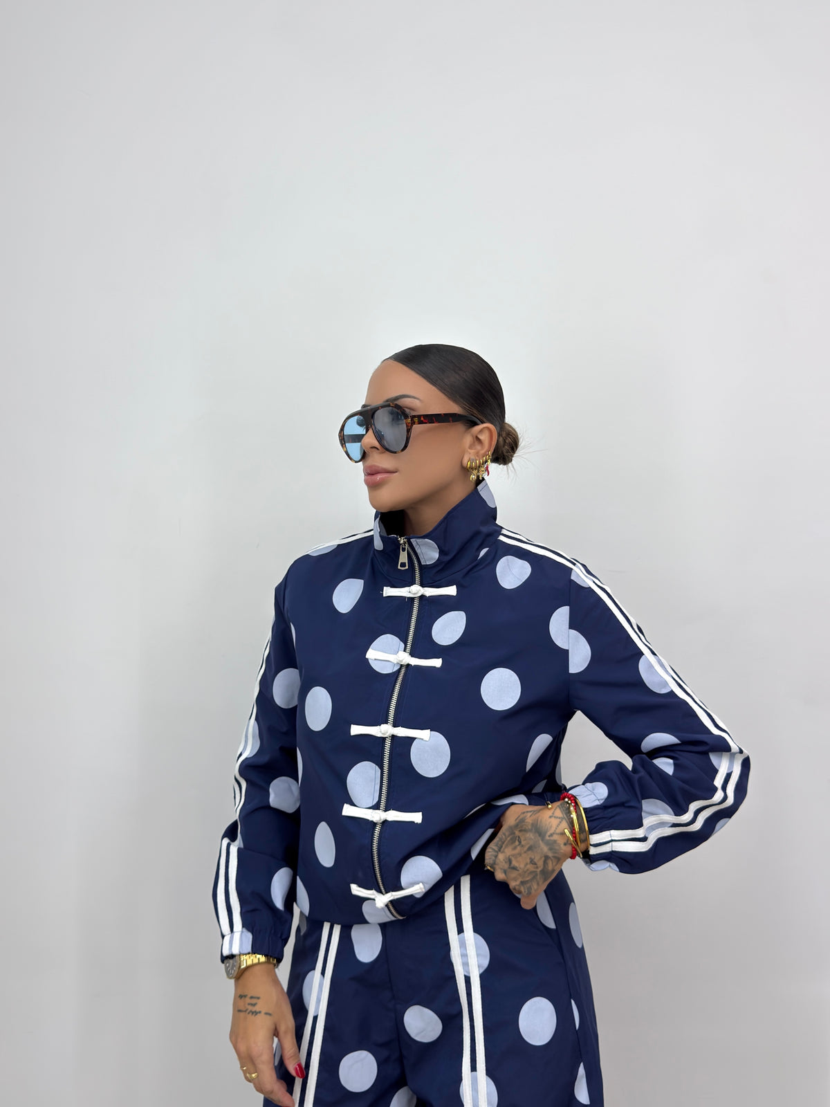 CONJUNTO TECHNICAL POLKA BLUE NAVY