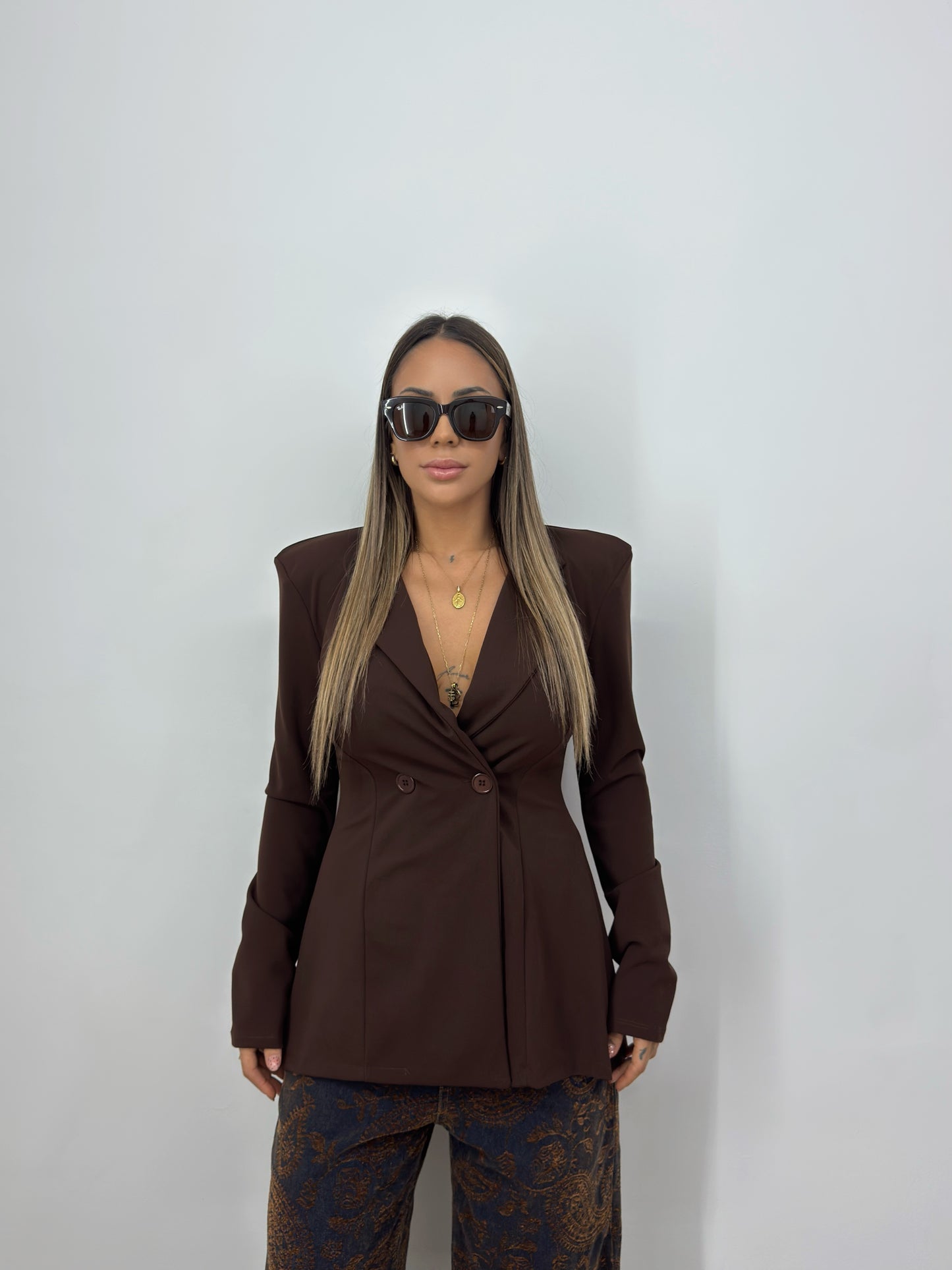 BLAZER SCARLETT CHOC