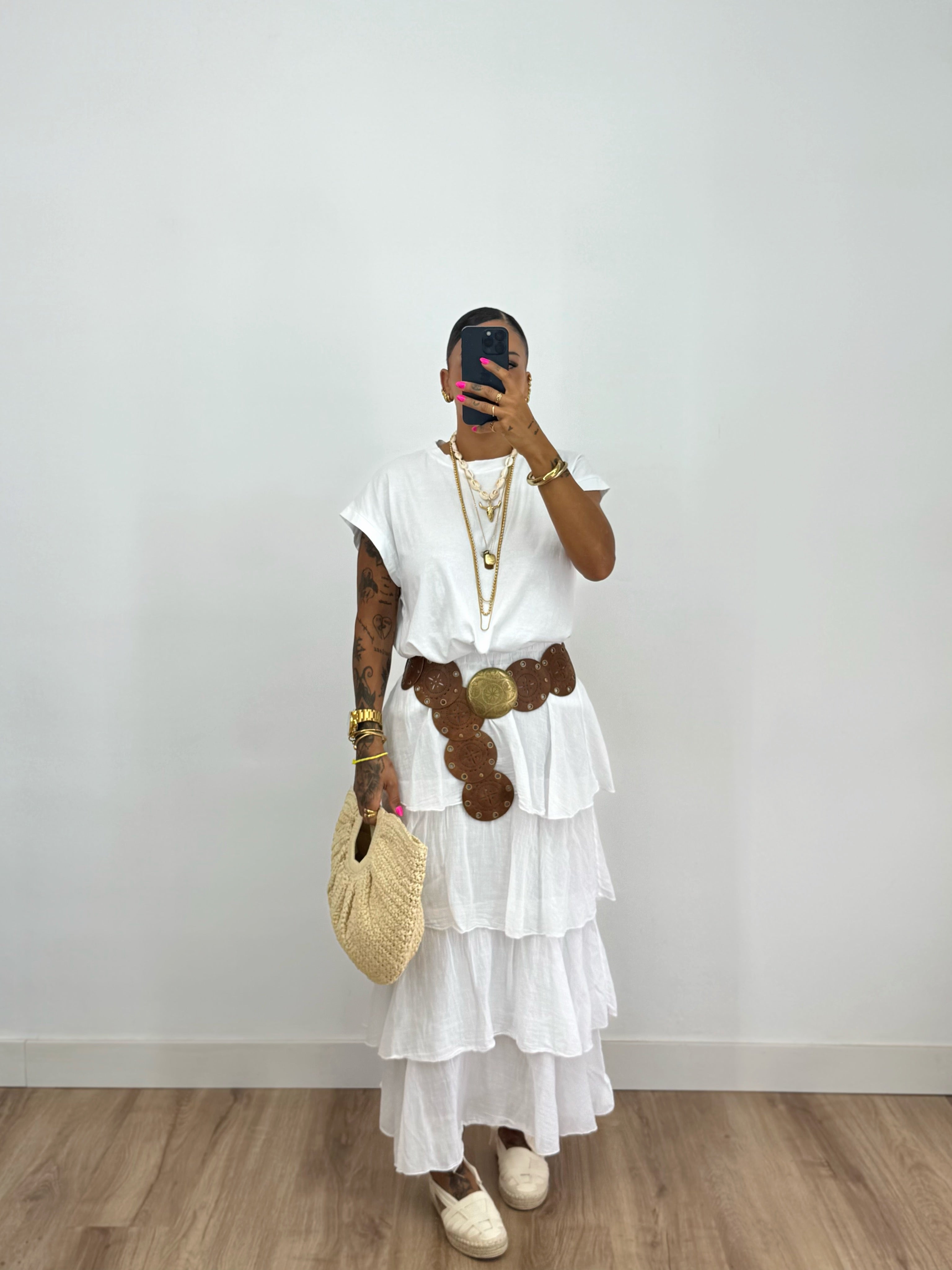 BOLSO DE MANO RAFIA