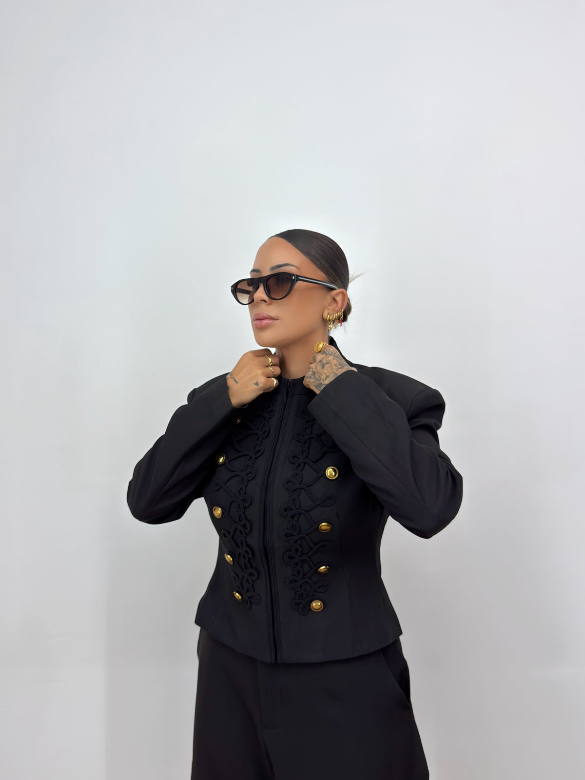 CHAQUETA PREMIUM NAPOLEÓN BLACK