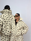 CHAQUETÓN PANA POLKA DOTS