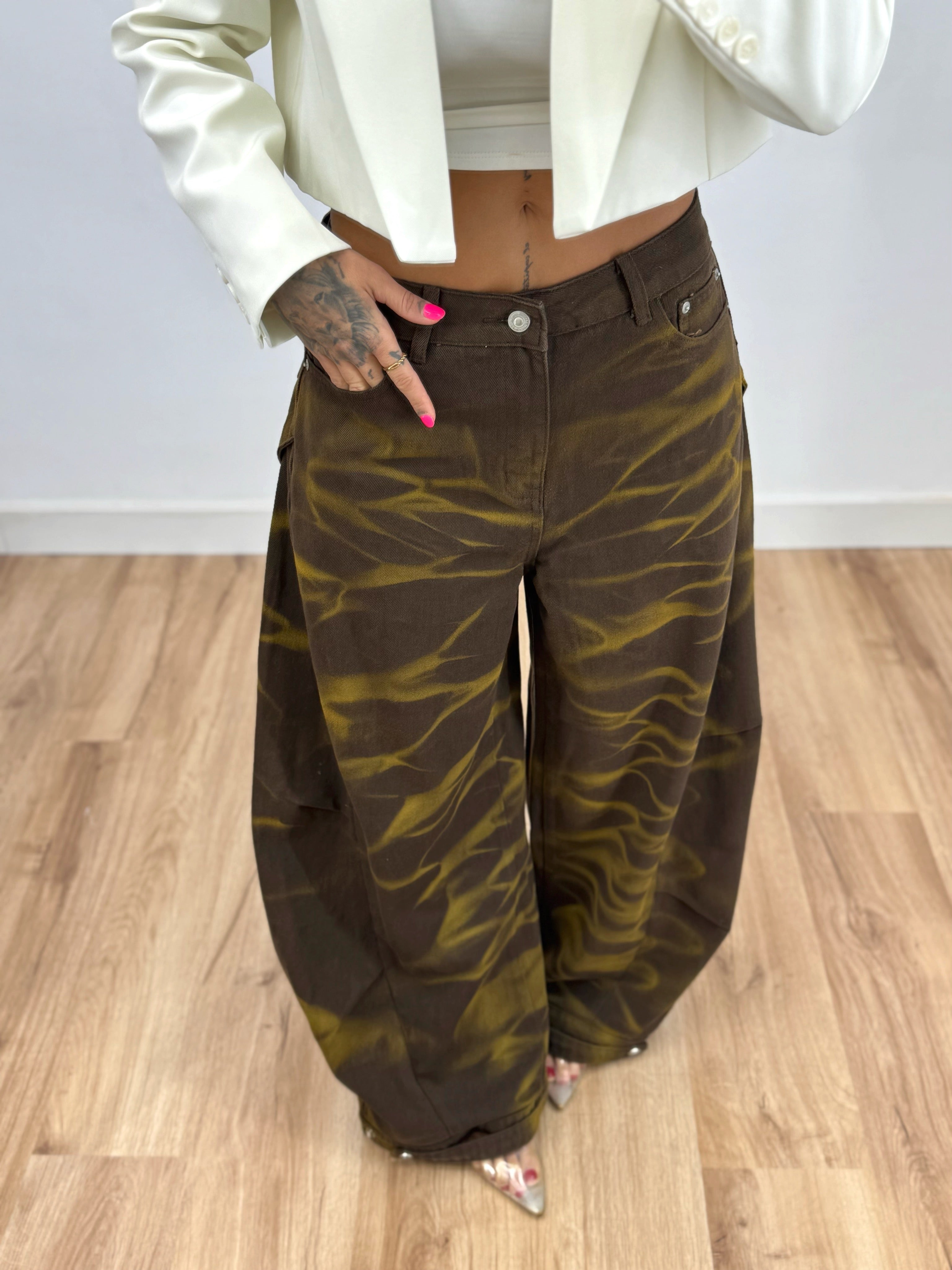 JEANS PREMIUM WAVES CHOC