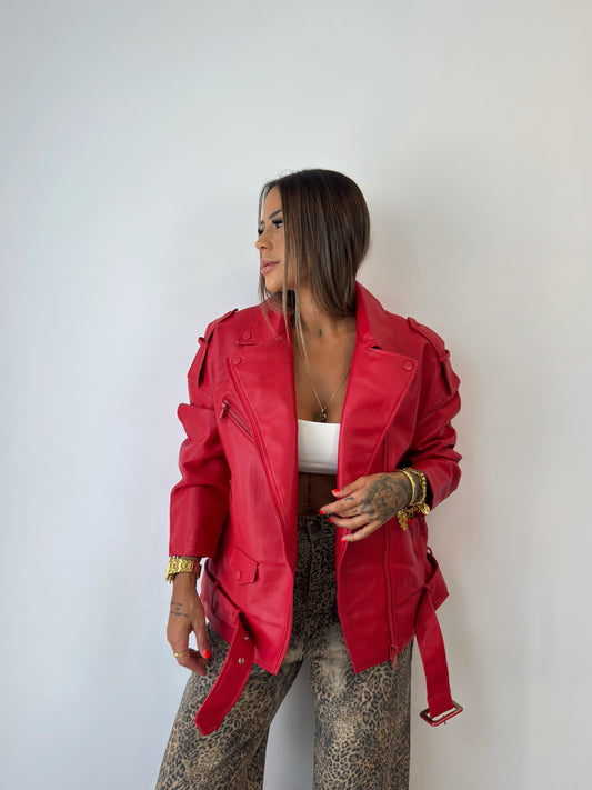 BIKER OVER PREMIUM ALL RED
