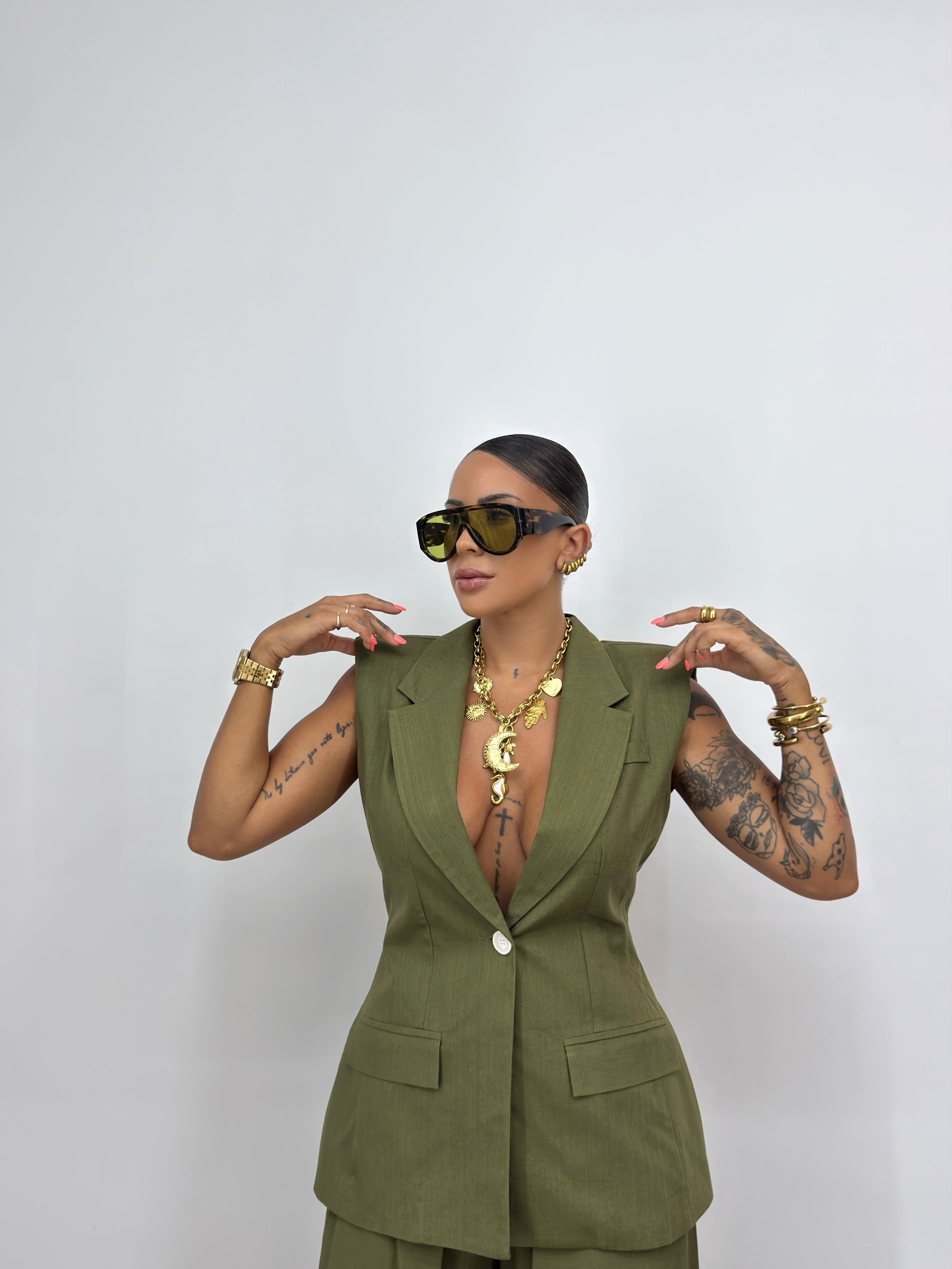 CHALECO LUMINA CO-LINO ARMY GREEN (copia)
