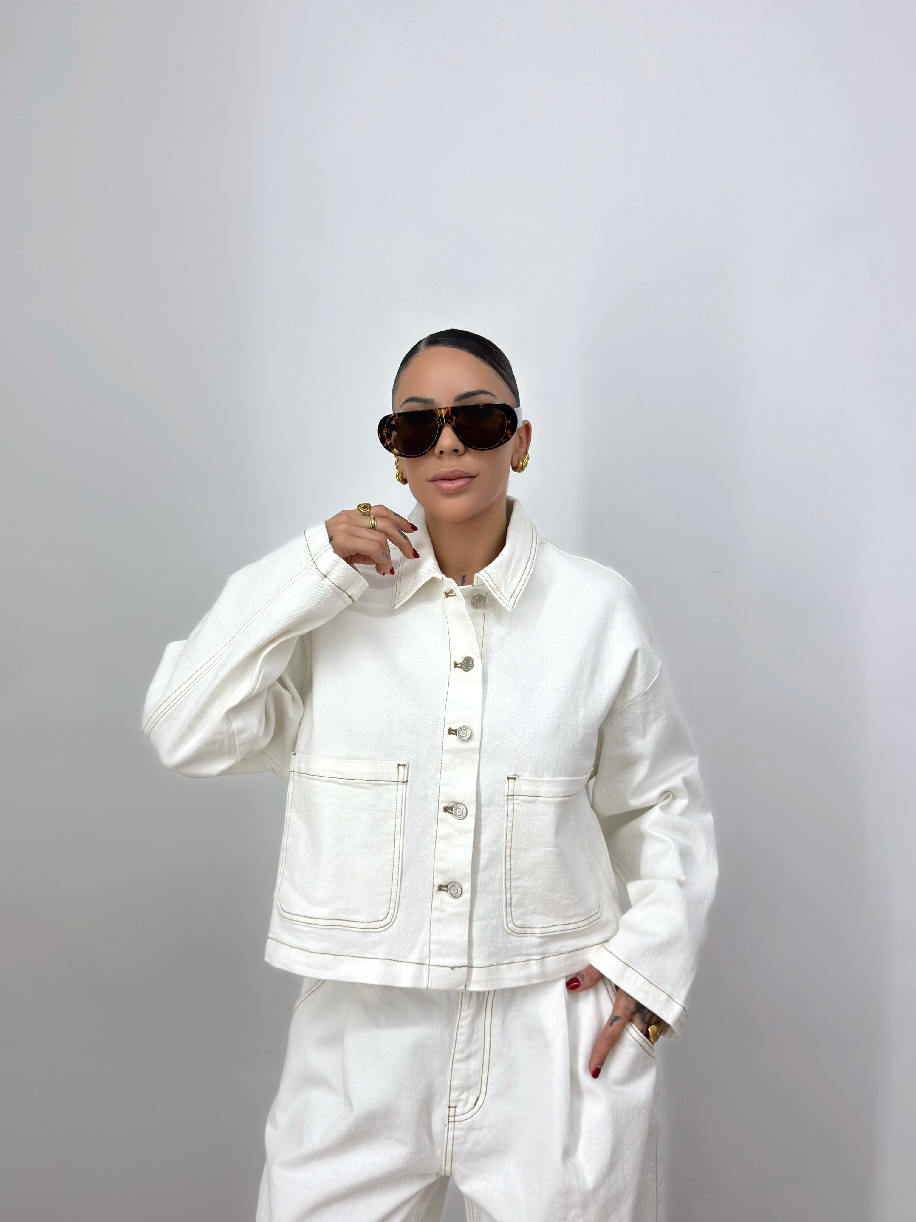 CONJUNTO PREMIUM DENIM GIOYA WHITE