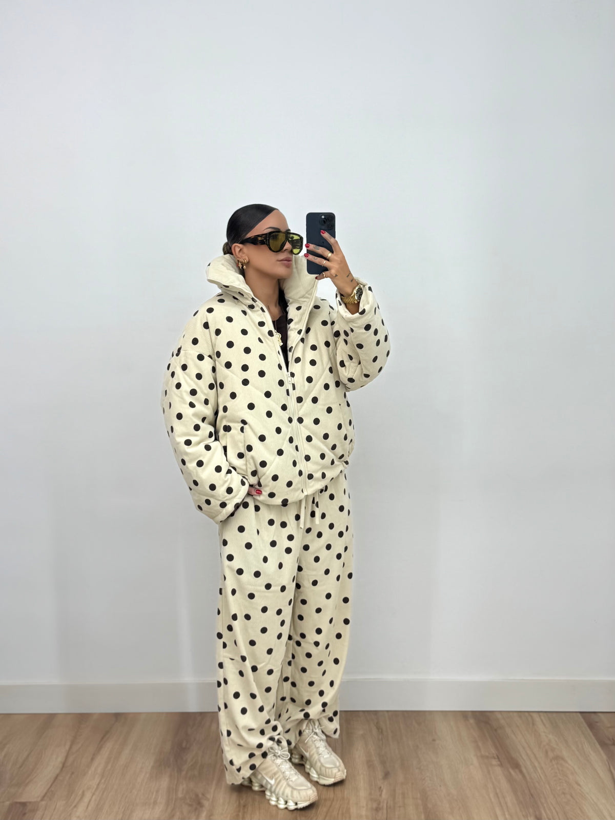 PANTALÓN PANA POLKA DOTS