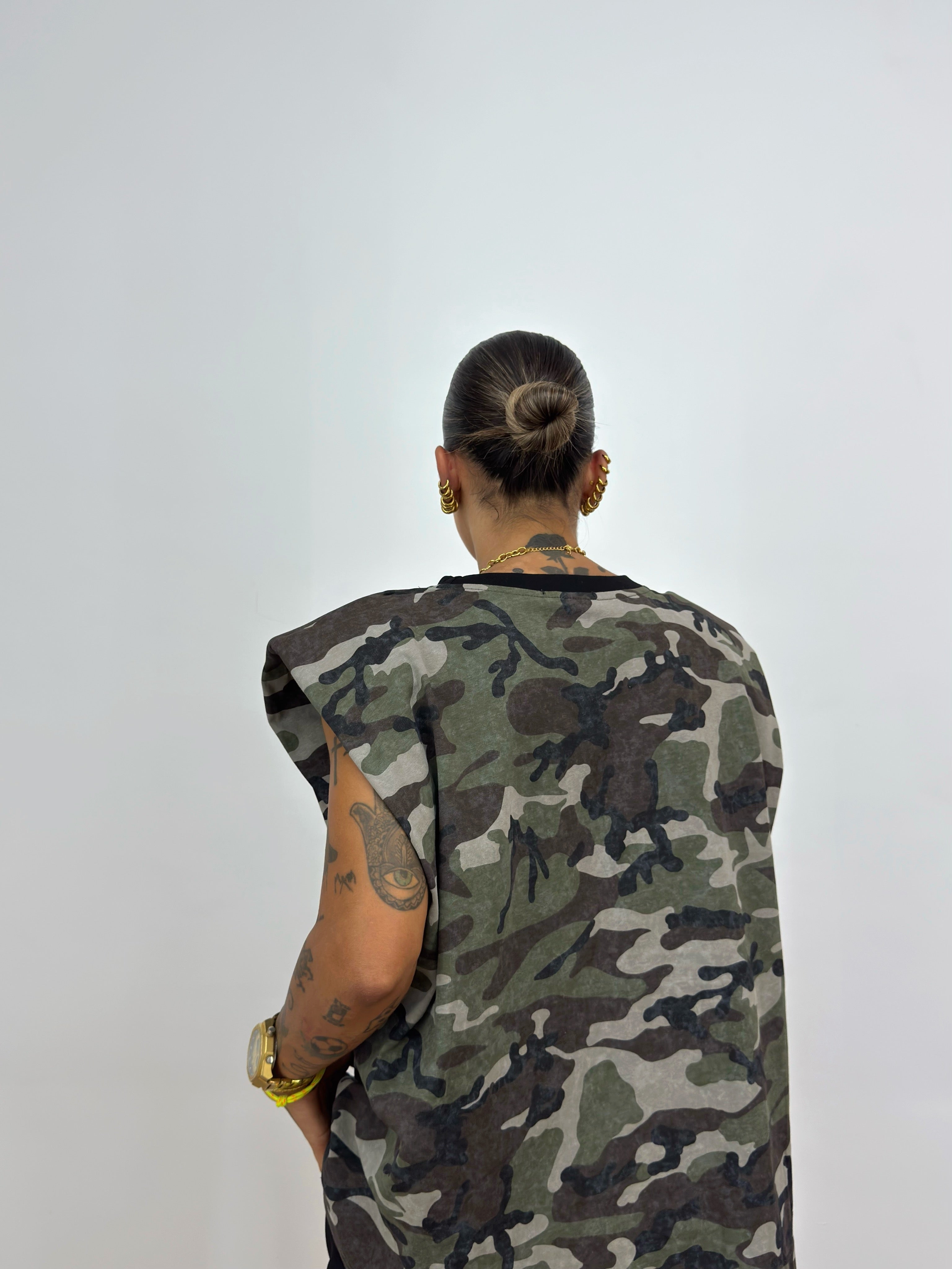 CAMISETA OVER PREMIUM WASH CAMO