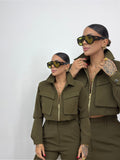 CONJUNTO CARGO GREEN ARMY