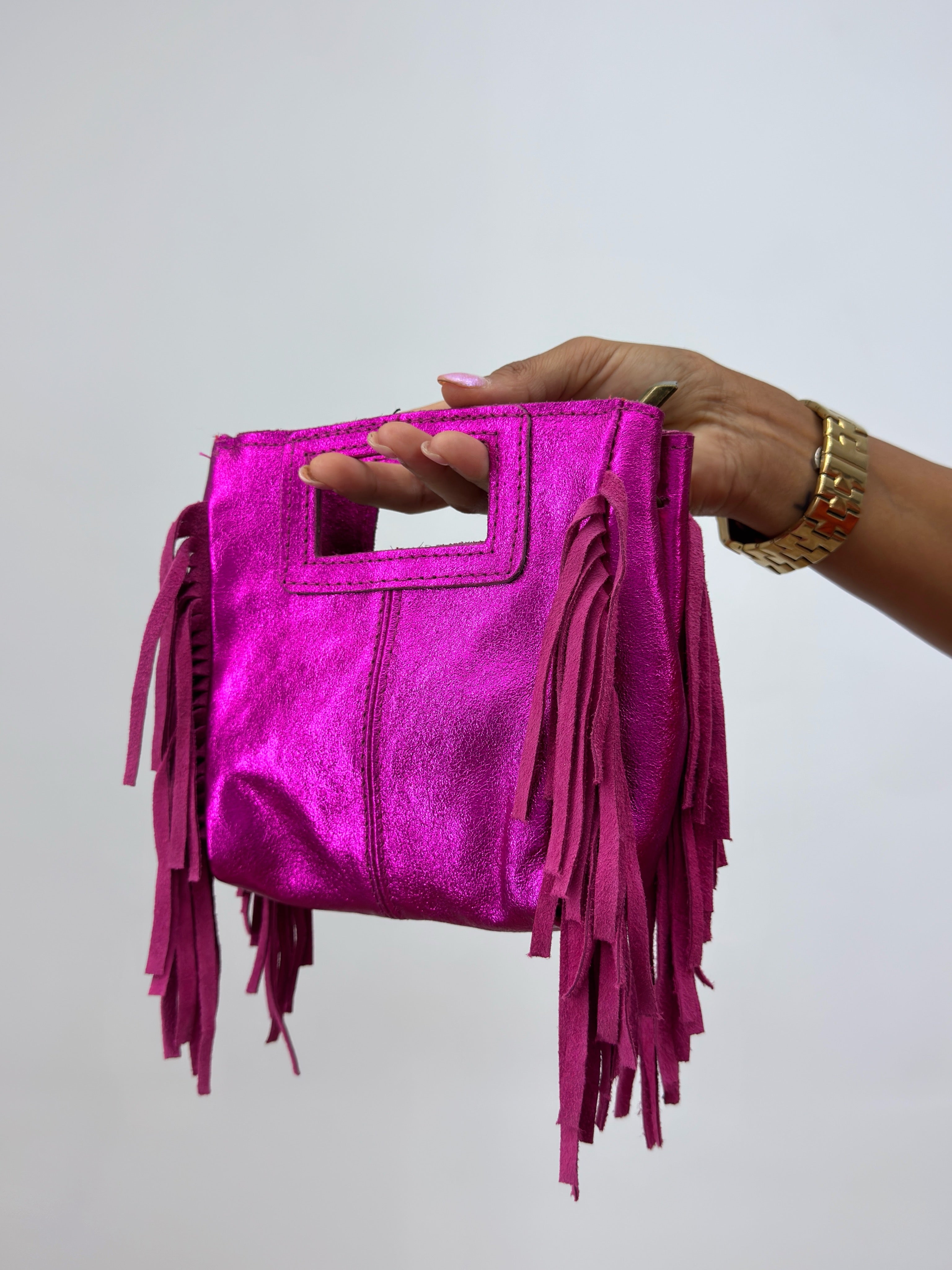 BOLSO PIEL MINI SHYNNY FUCSIA