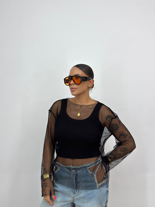 CAMISETA REJILLA 2EN1 LUMINA