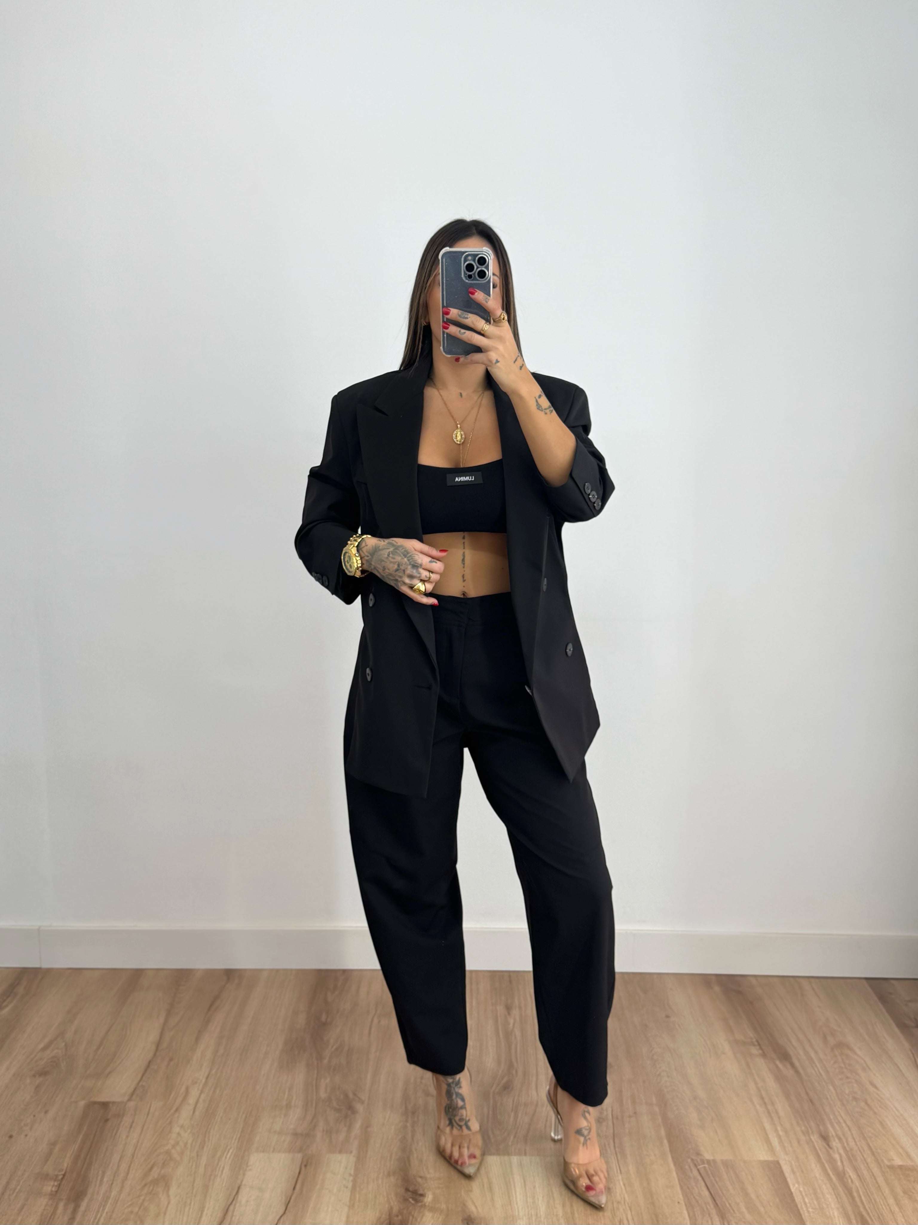 BLAZER LUMIN ABERTURA BLACK