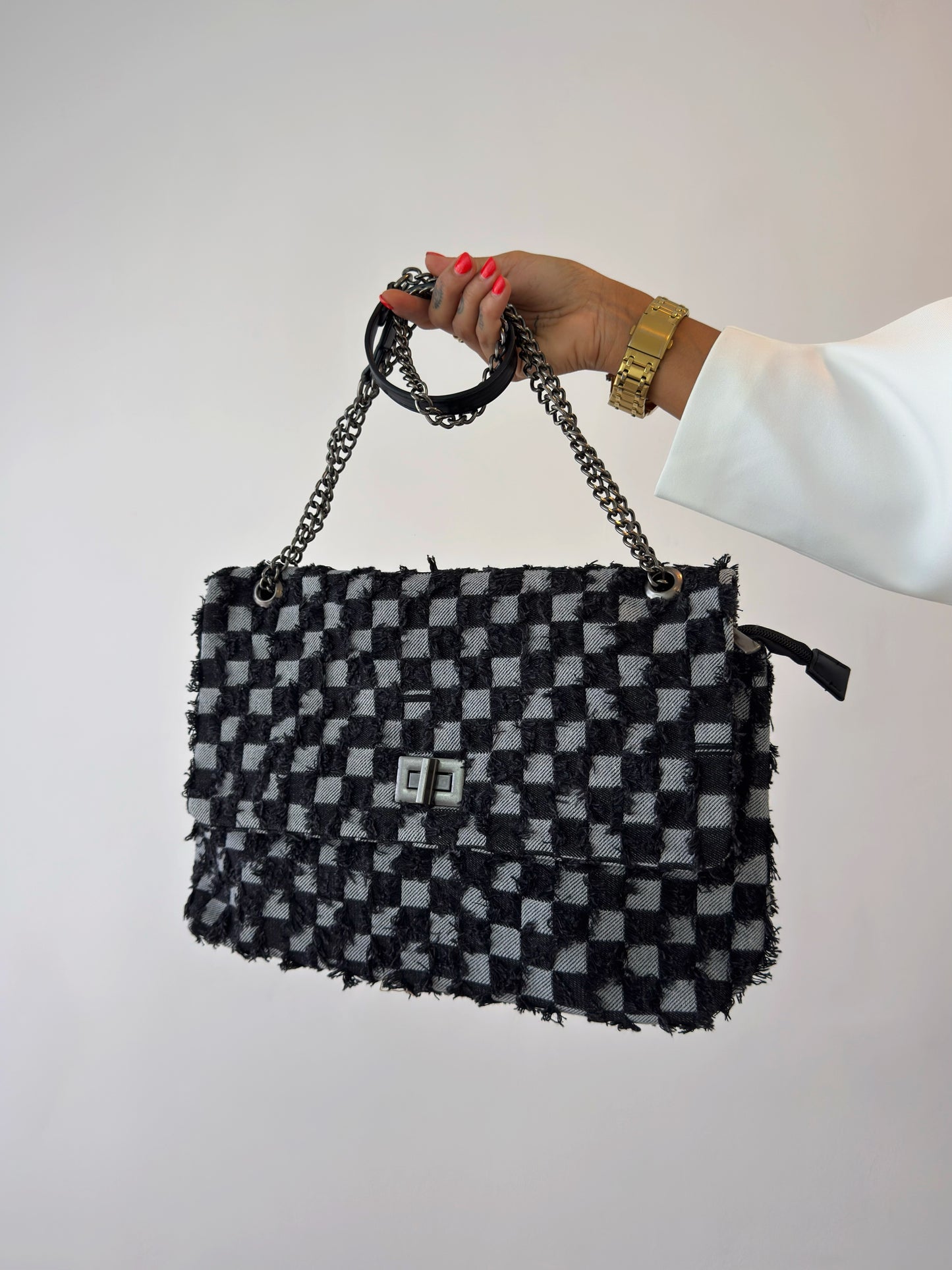MAXI BOLSO BLACK DENIM